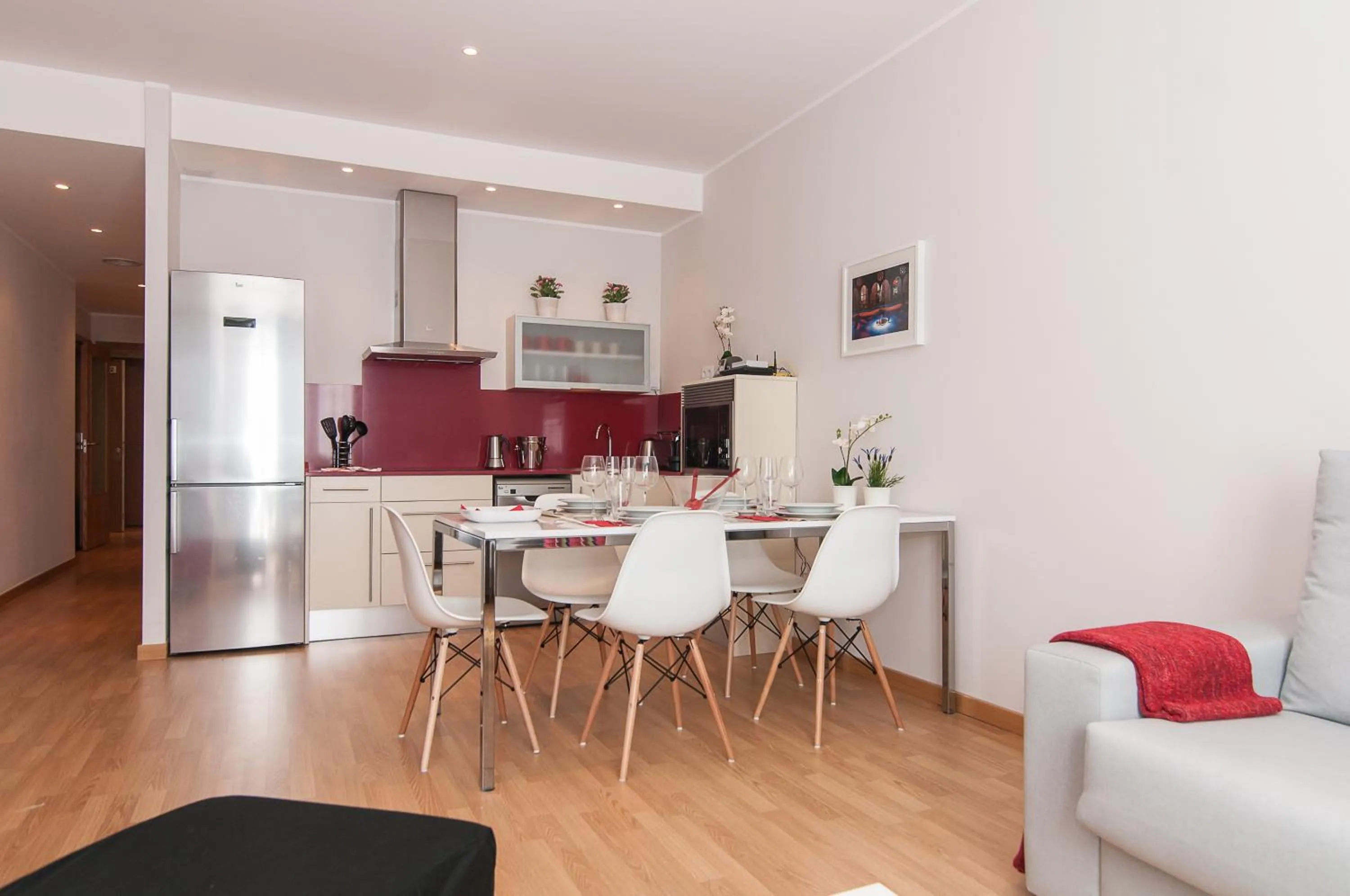 Kitchen or kitchenette in Pelayo Deluxe Apartments