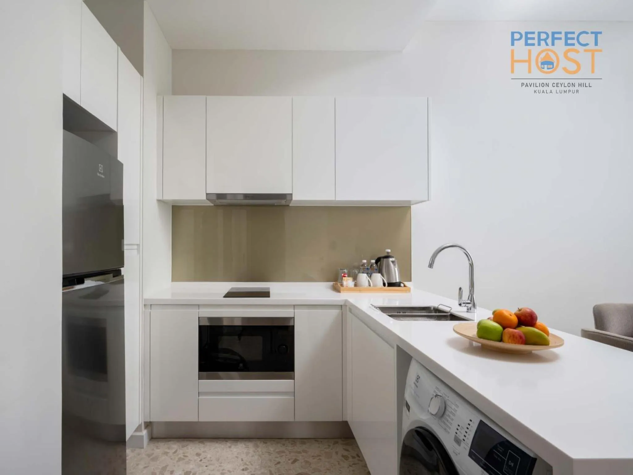 Kitchen or kitchenette in Pavilion Ceylon Hill Suites, Bukit Bintang by Perfect Host