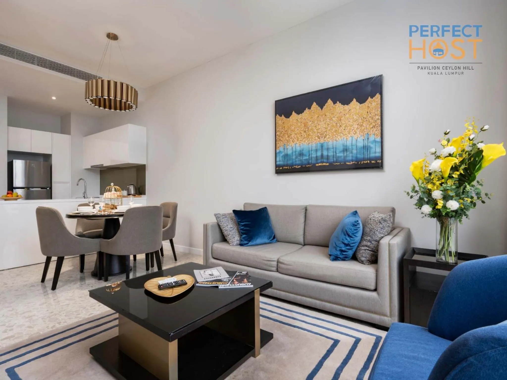 Kitchen or kitchenette in Pavilion Ceylon Hill Suites, Bukit Bintang by Perfect Host