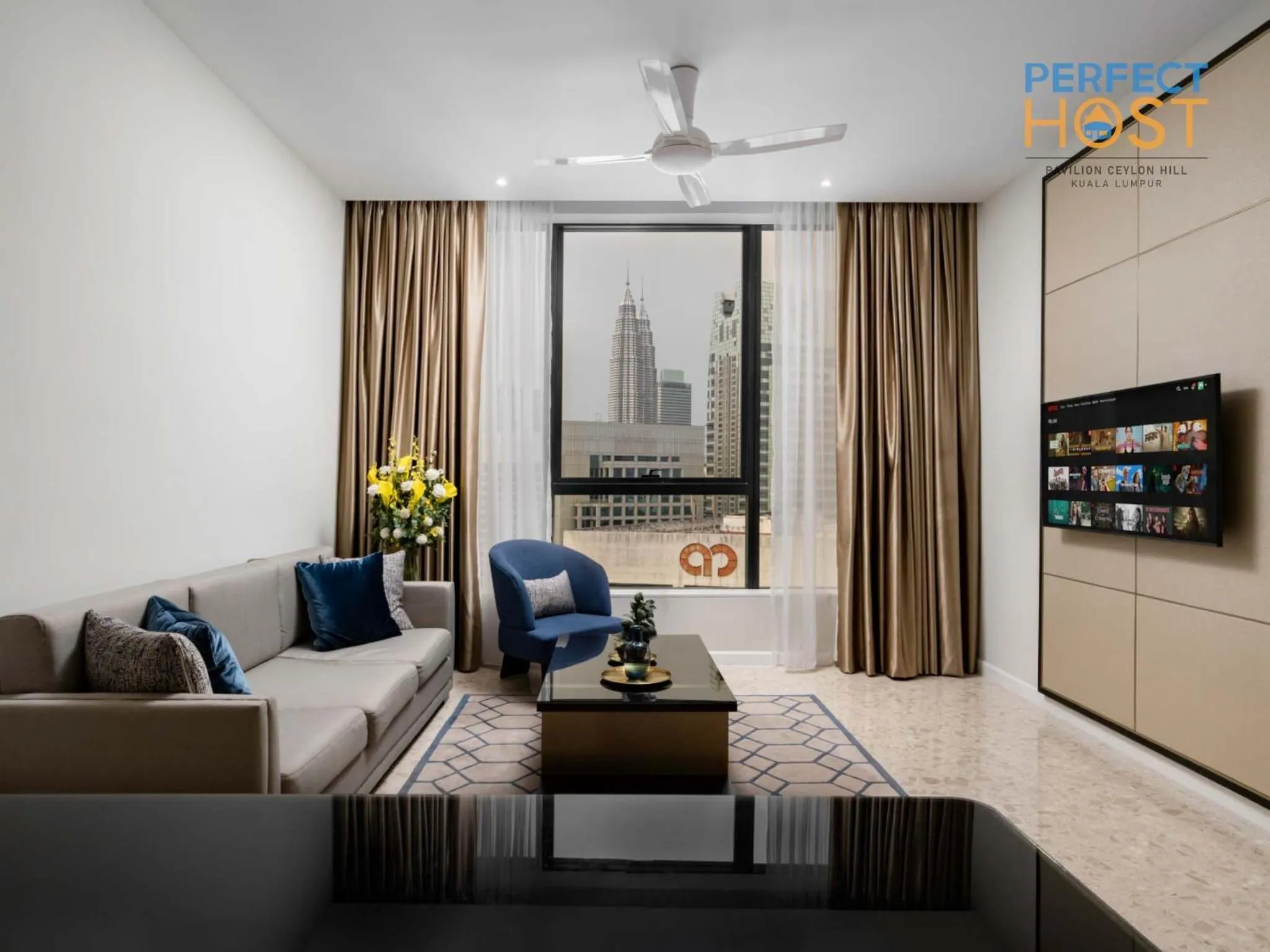 TV and multimedia in Pavilion Ceylon Hill Suites, Bukit Bintang by Perfect Host