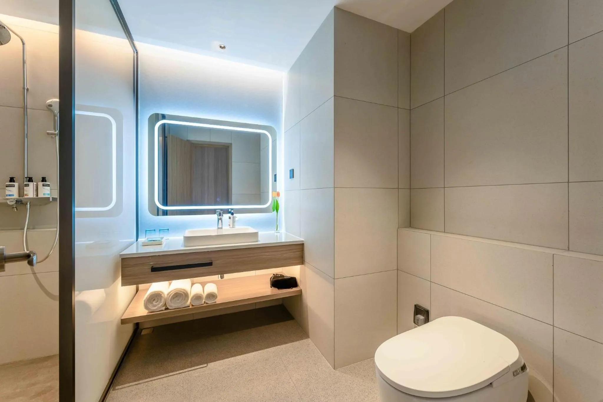Bathroom in Holiday Inn Express Hangzhou Airport by IHG