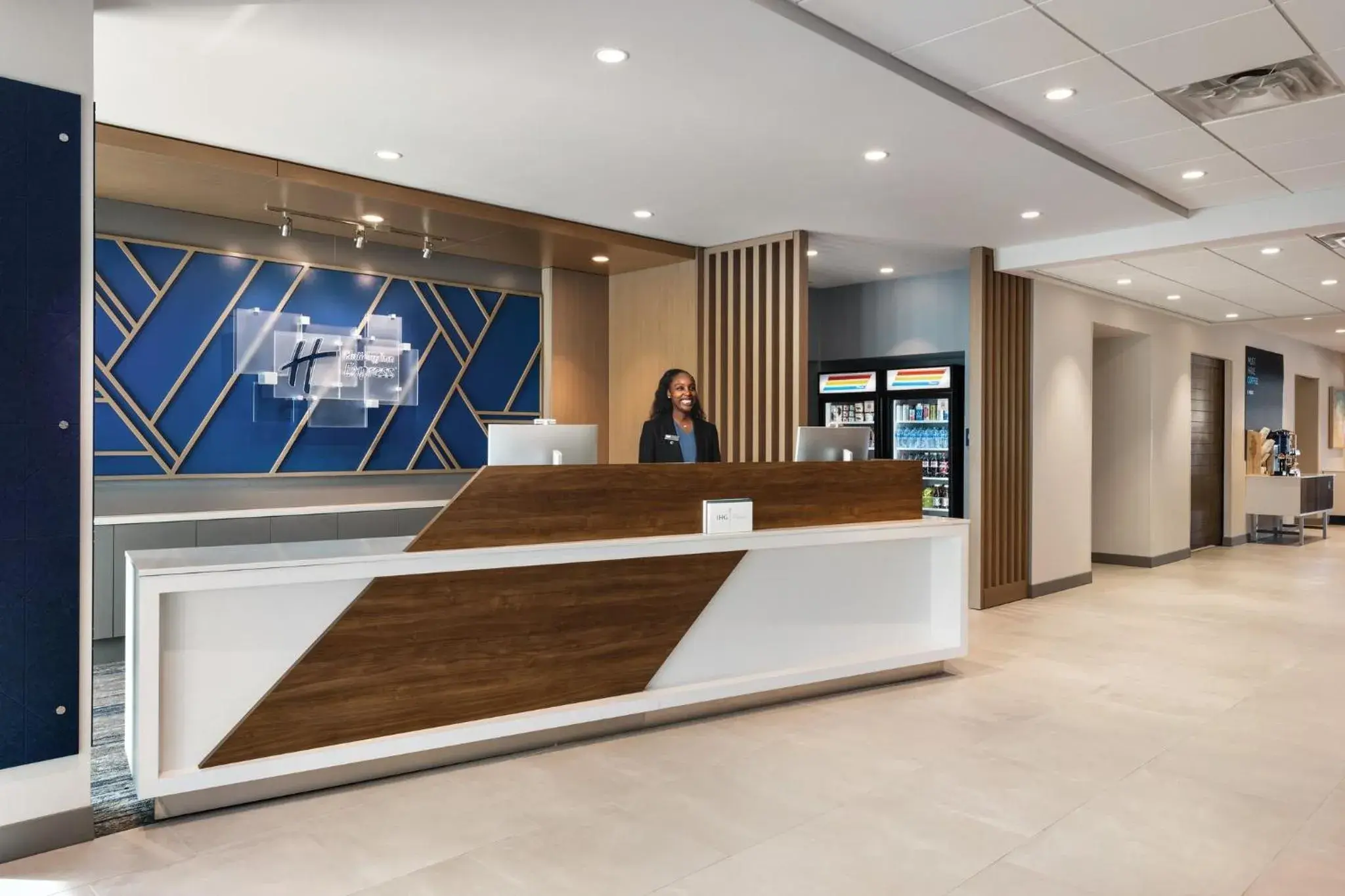Property building, Lobby/Reception in Holiday Inn Express Cape Canaveral, an IHG Hotel