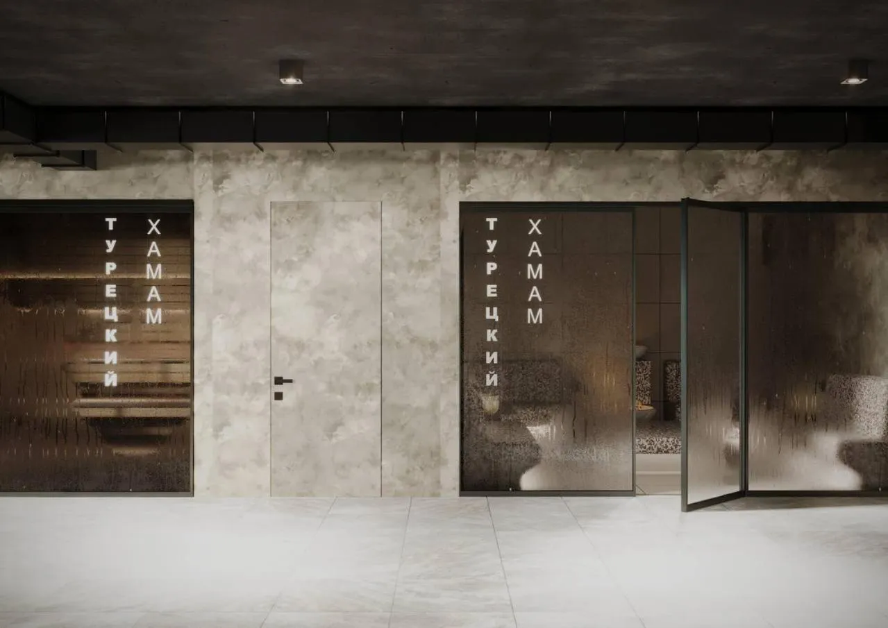 Steam room in MIRZO HOTEL