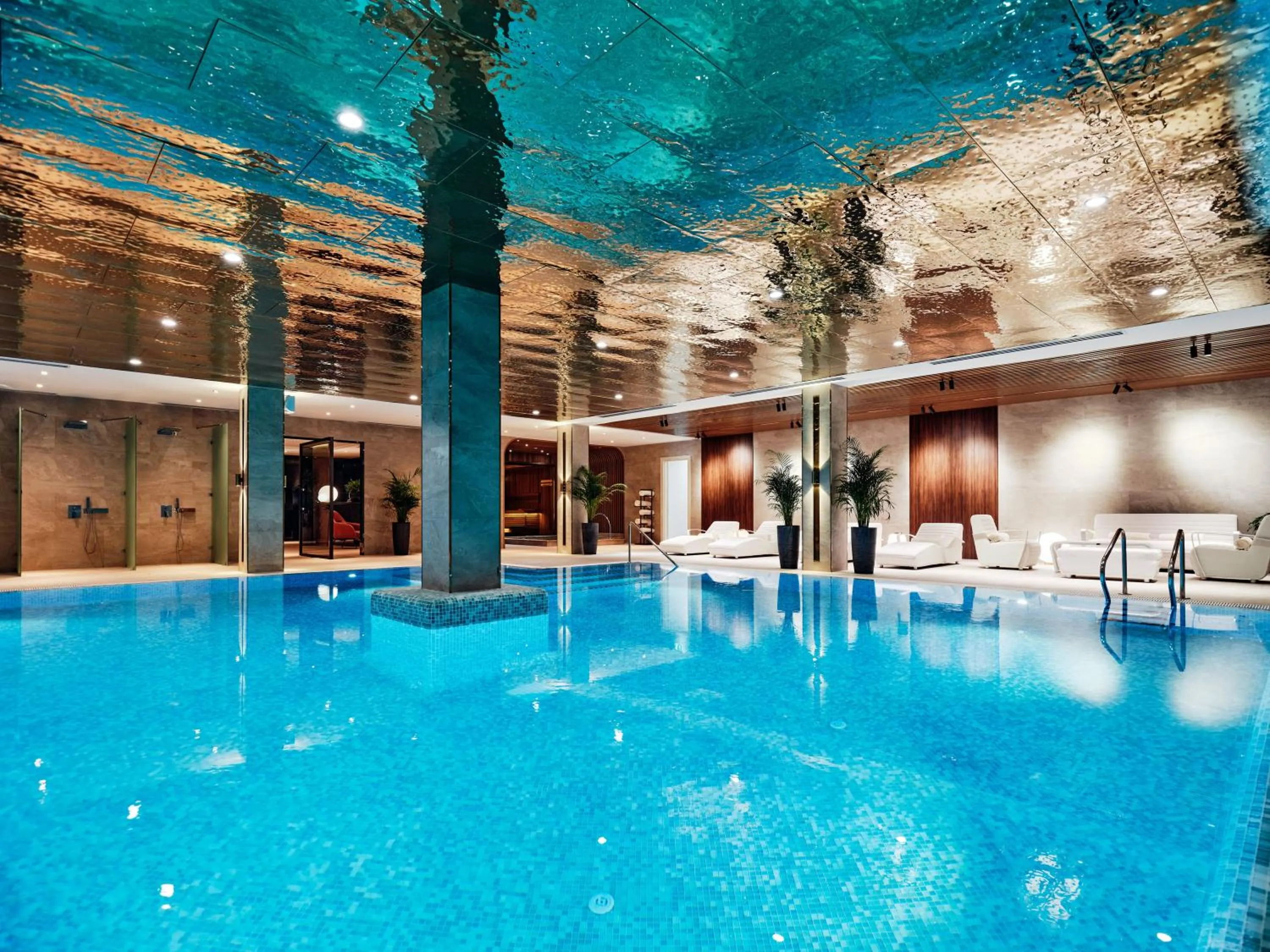 Swimming pool in Crowne Plaza Tashkent, an IHG Hotel