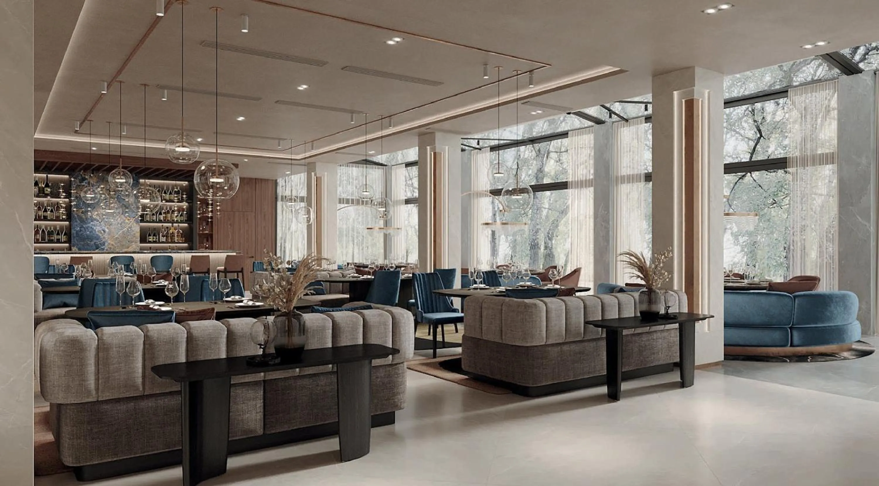 Restaurant/places to eat in Crowne Plaza Tashkent, an IHG Hotel