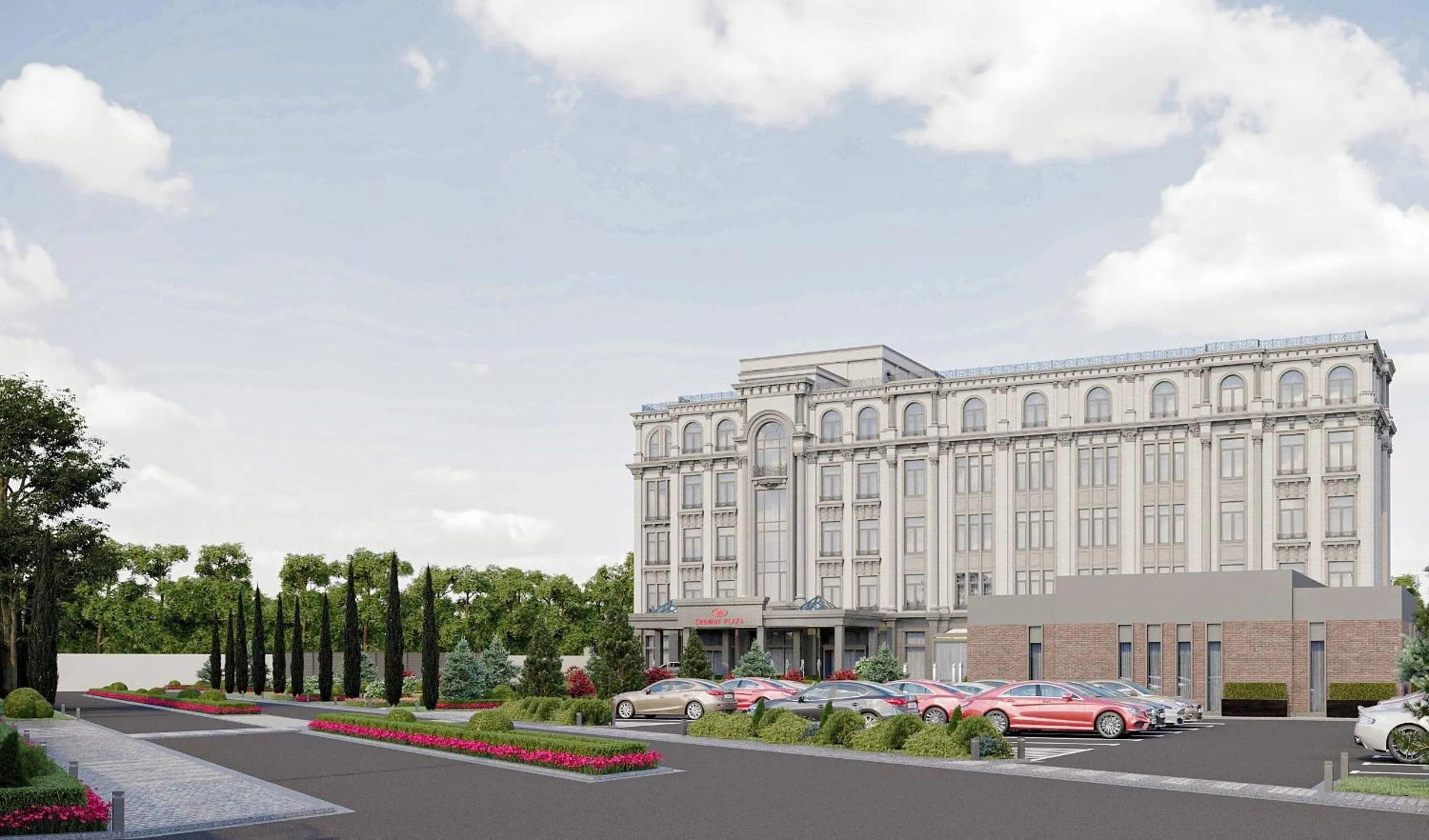 Property building in Crowne Plaza Tashkent, an IHG Hotel