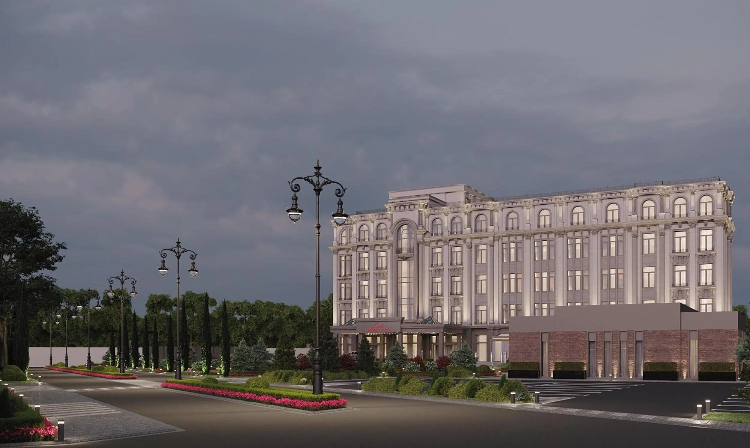 Property building in Crowne Plaza Tashkent, an IHG Hotel
