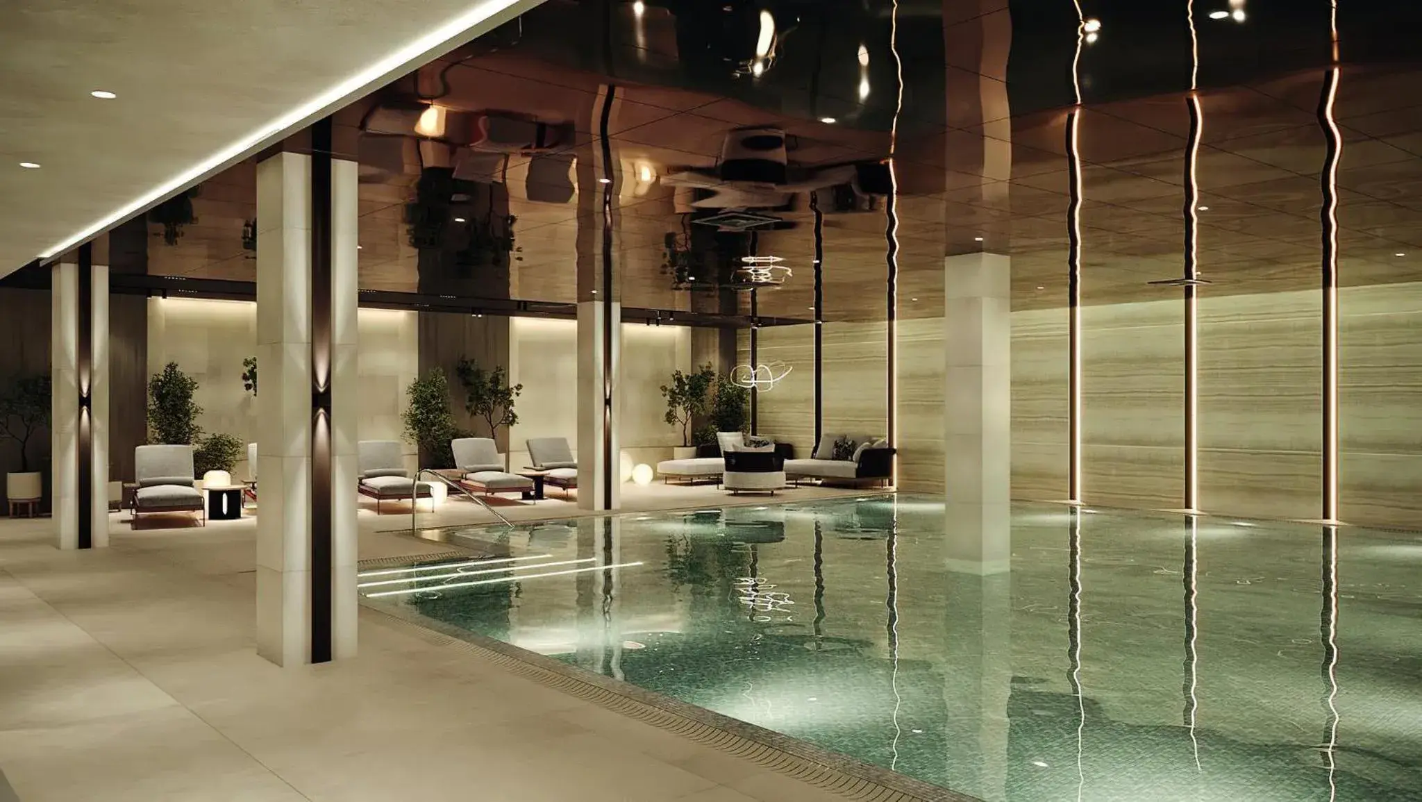 Swimming pool in Crowne Plaza Tashkent, an IHG Hotel Swimming pool in Crowne Plaza Tashkent, an IHG Hotel