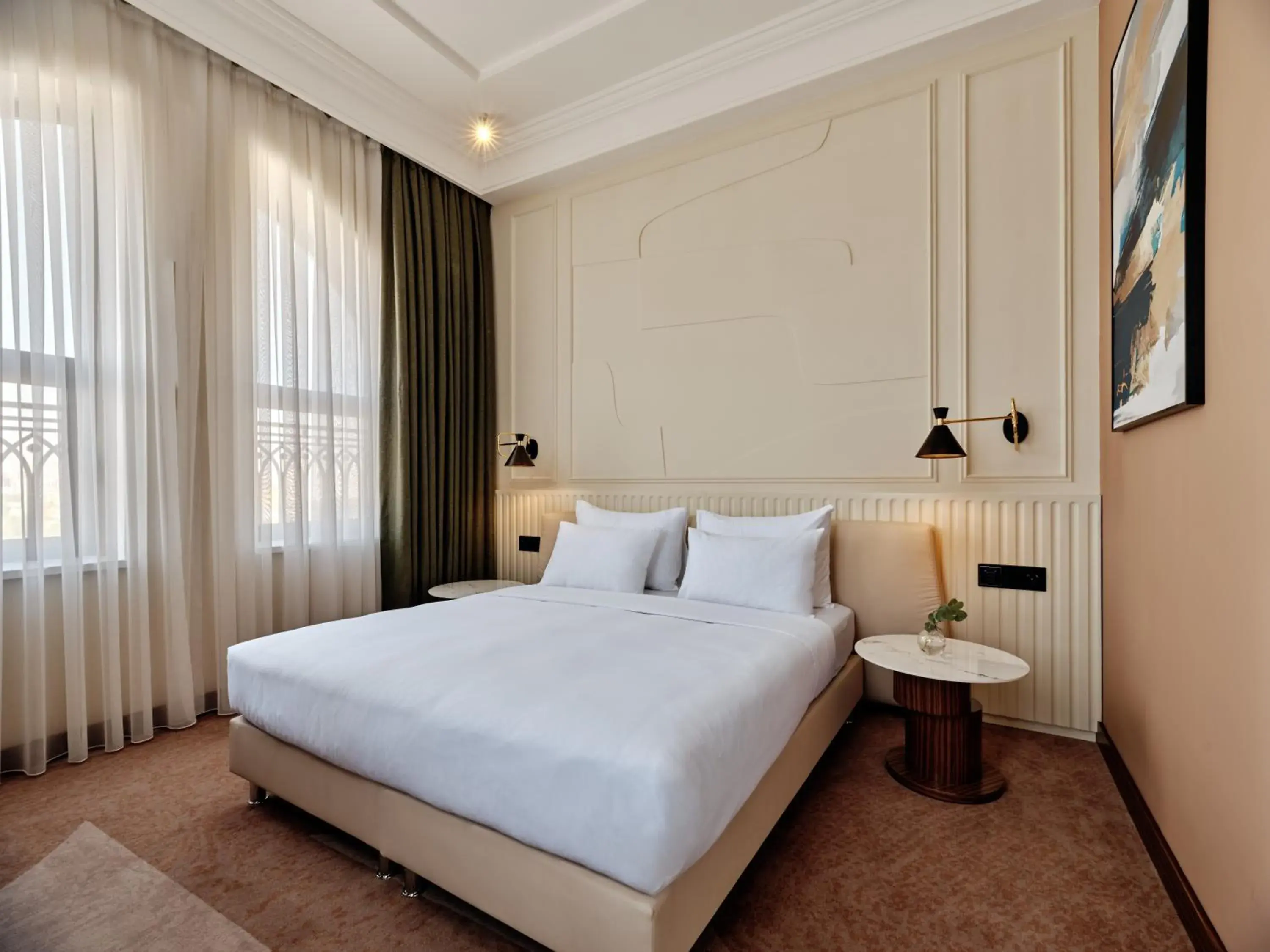 Living room, Bed in Crowne Plaza Tashkent, an IHG Hotel Living room, Bed in Crowne Plaza Tashkent, an IHG Hotel