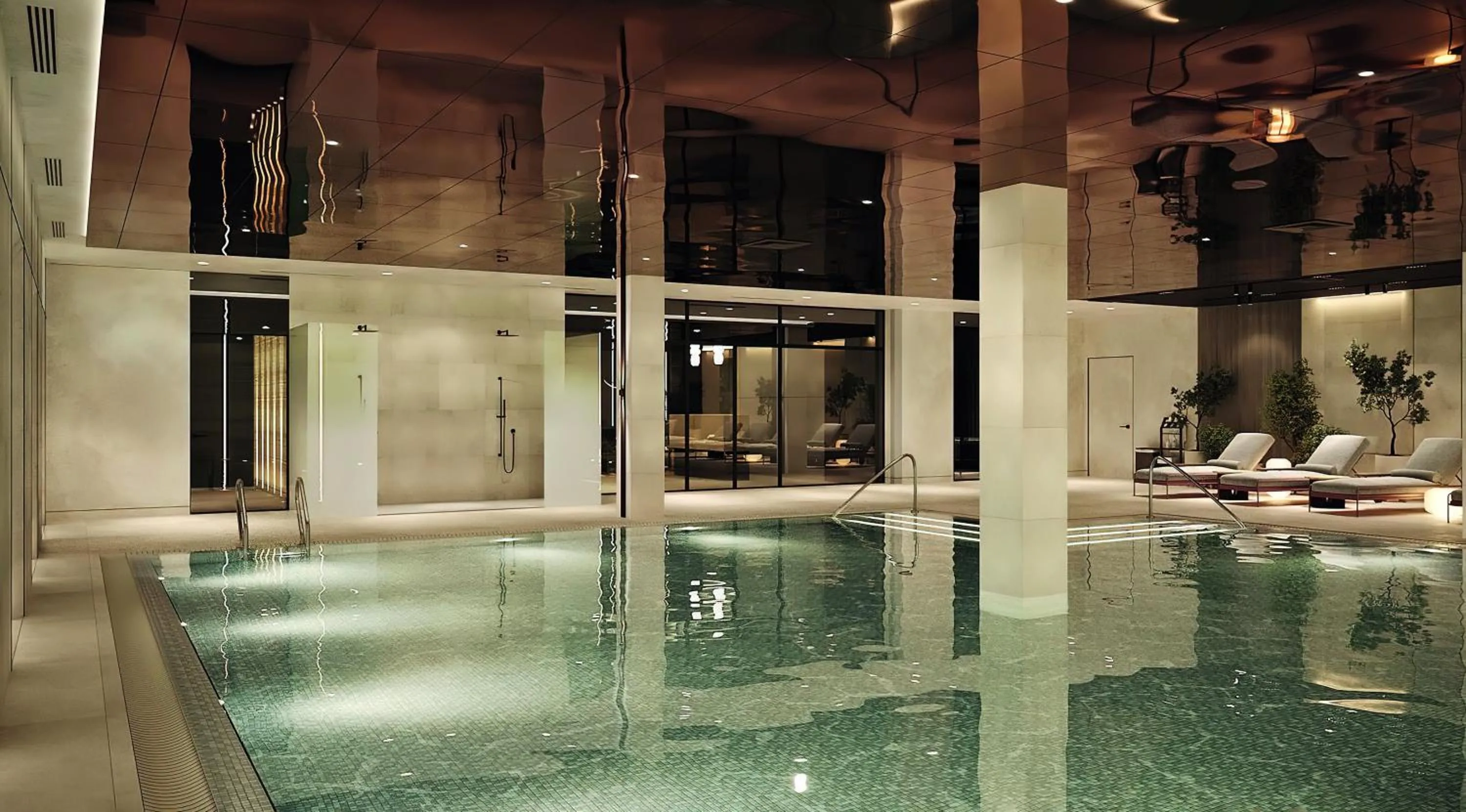 Swimming pool in Crowne Plaza Tashkent, an IHG Hotel