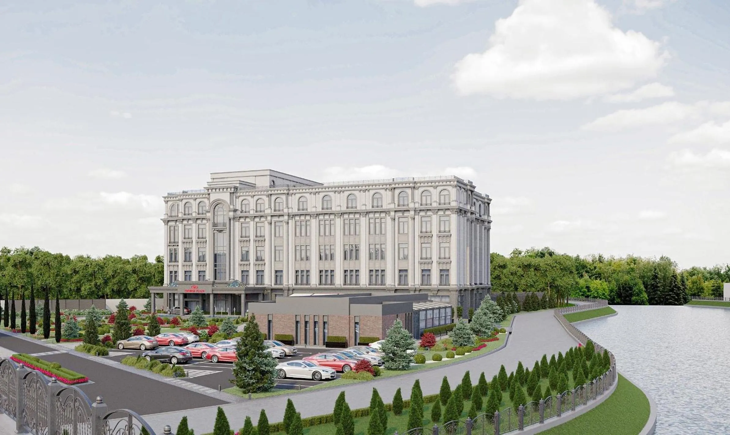 Property building in Crowne Plaza Tashkent, an IHG Hotel