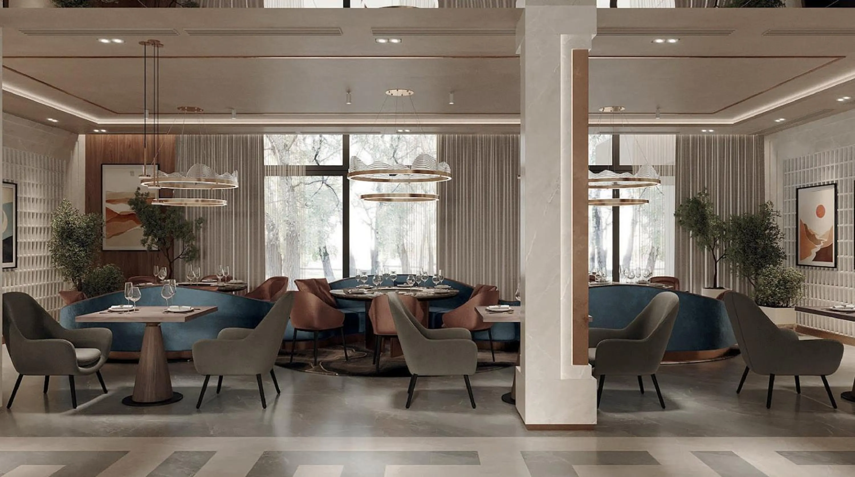 Restaurant/places to eat in Crowne Plaza Tashkent, an IHG Hotel