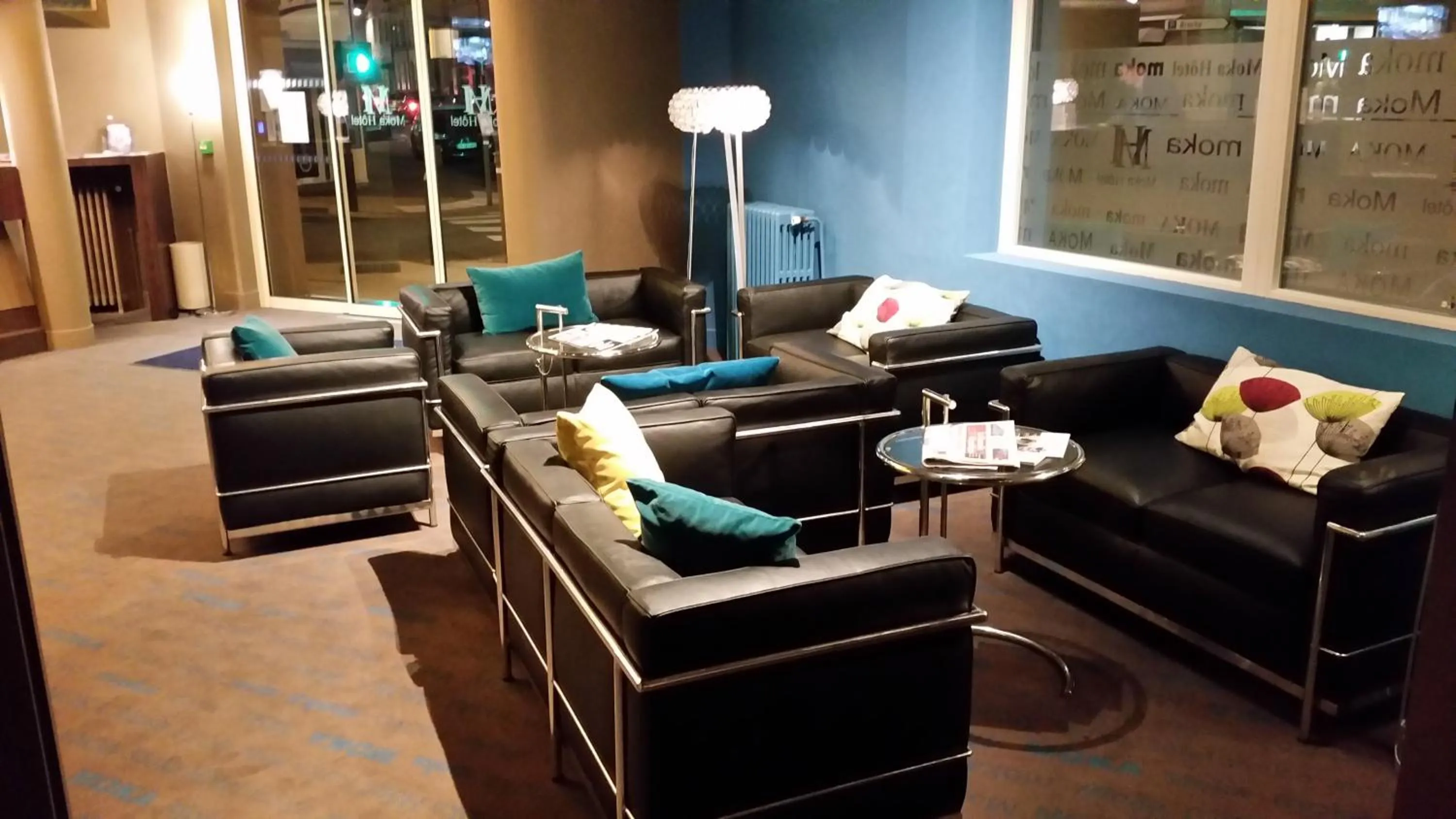 Decorative detail in Moka Hotel