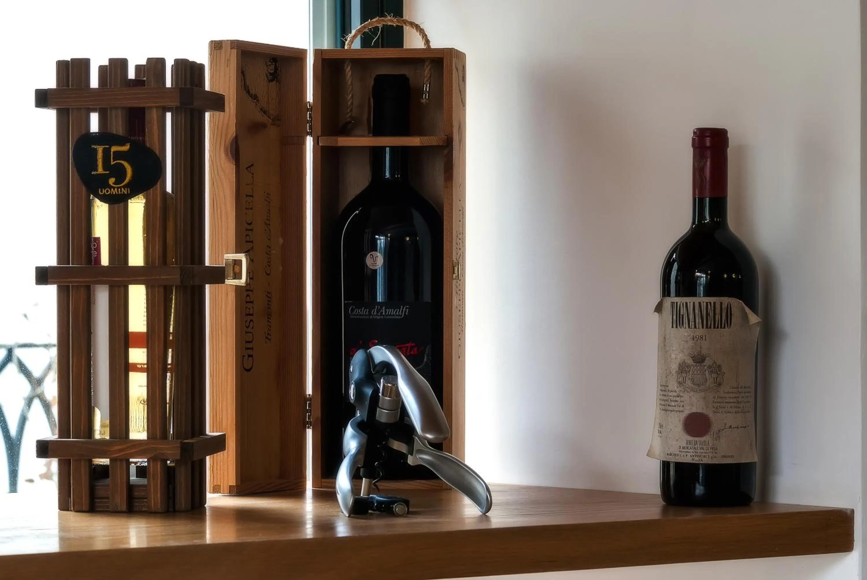 Alcoholic drinks in La Moresca