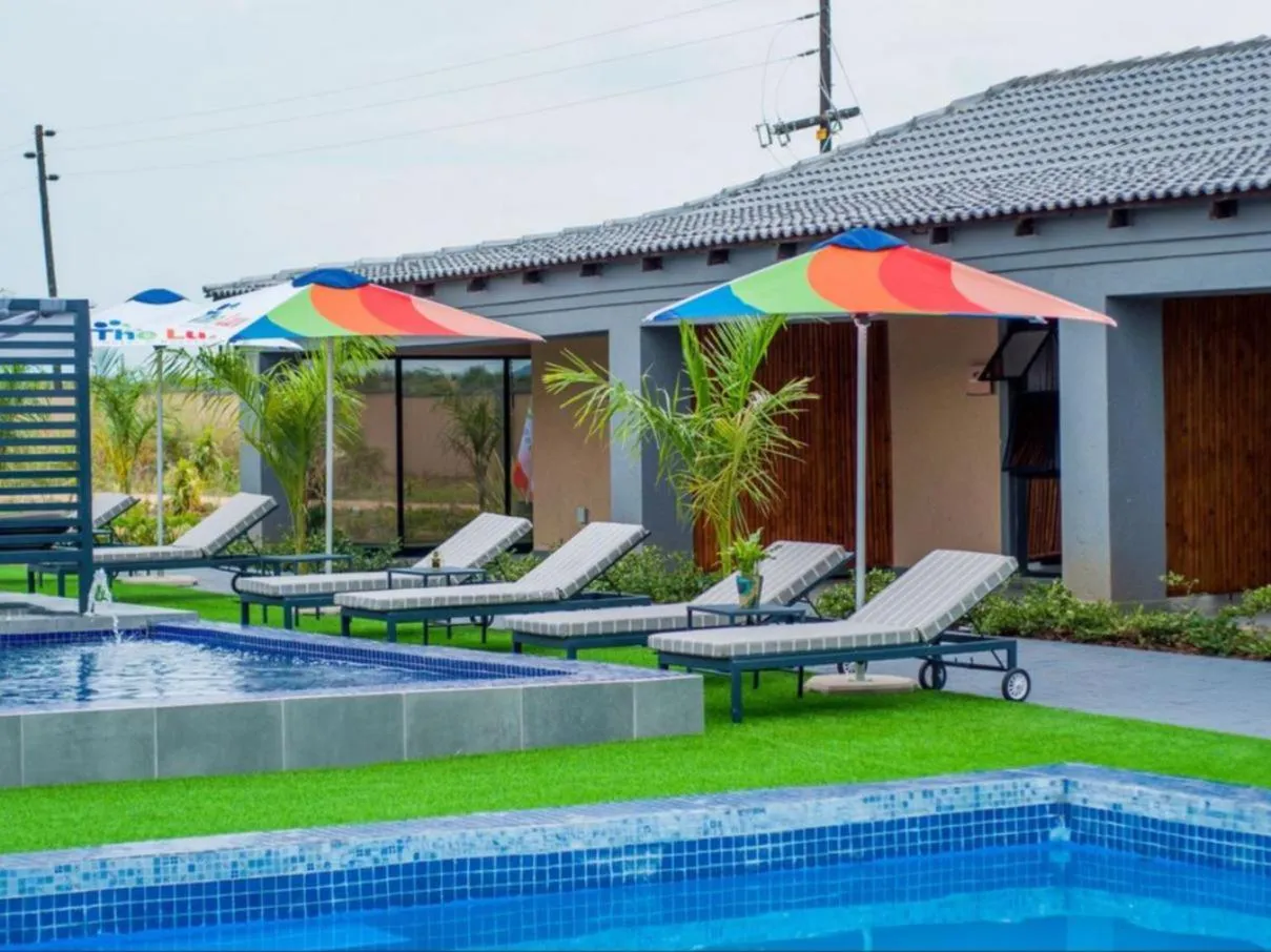 Aqua park in The Lux Hotel and Resorts