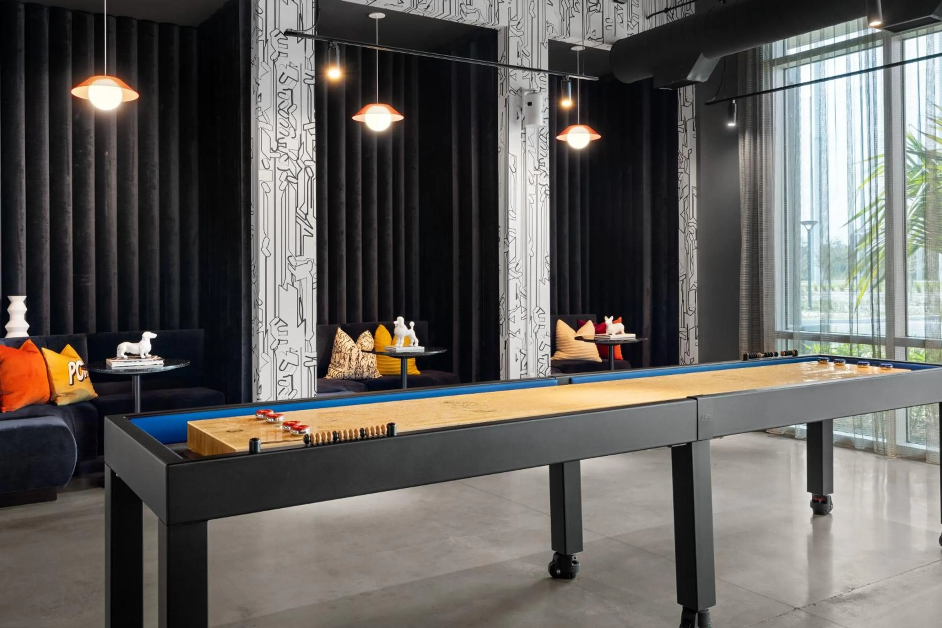 Lounge or bar in Aloft Orlando Lake Nona