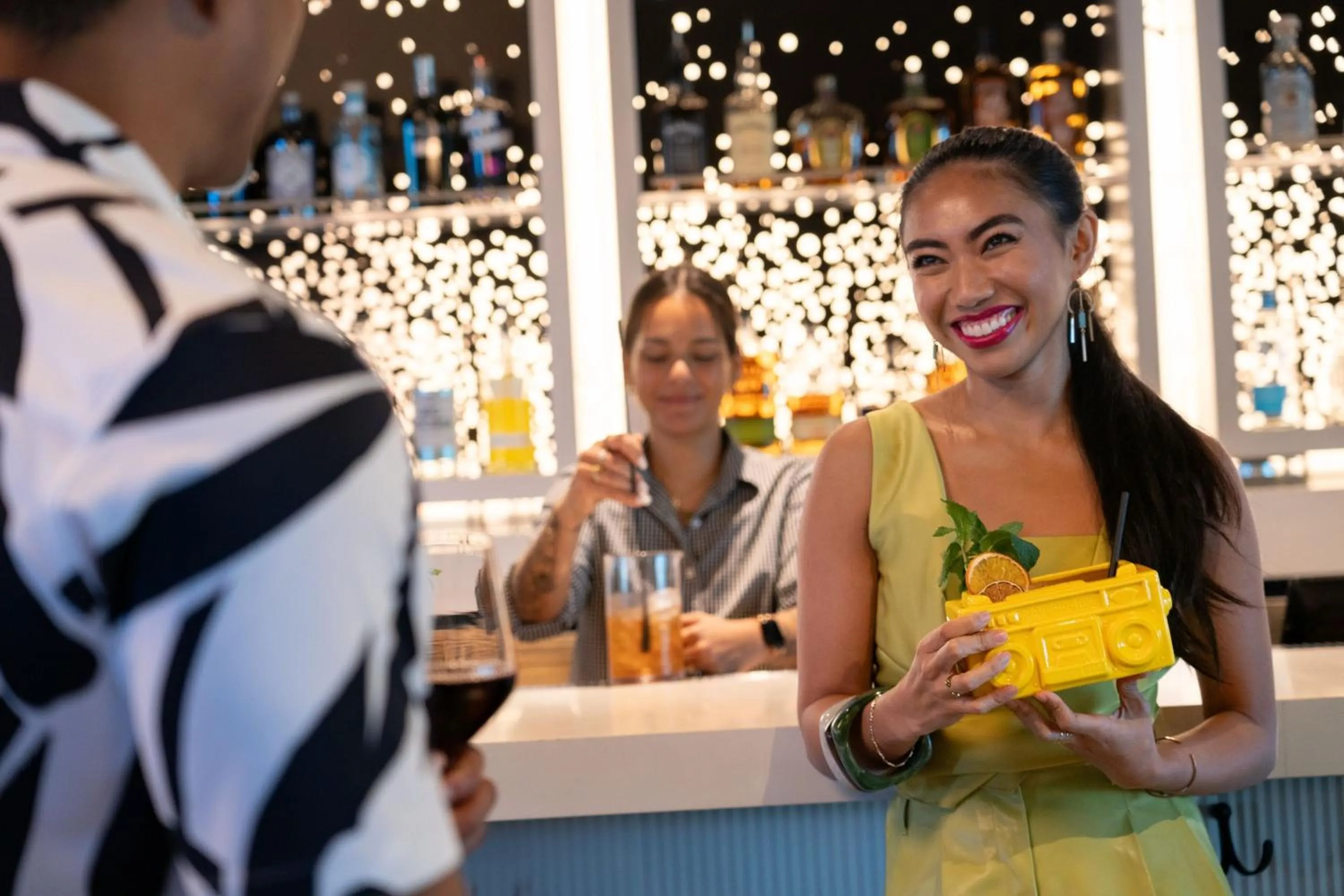 Lounge or bar in Aloft Orlando Lake Nona