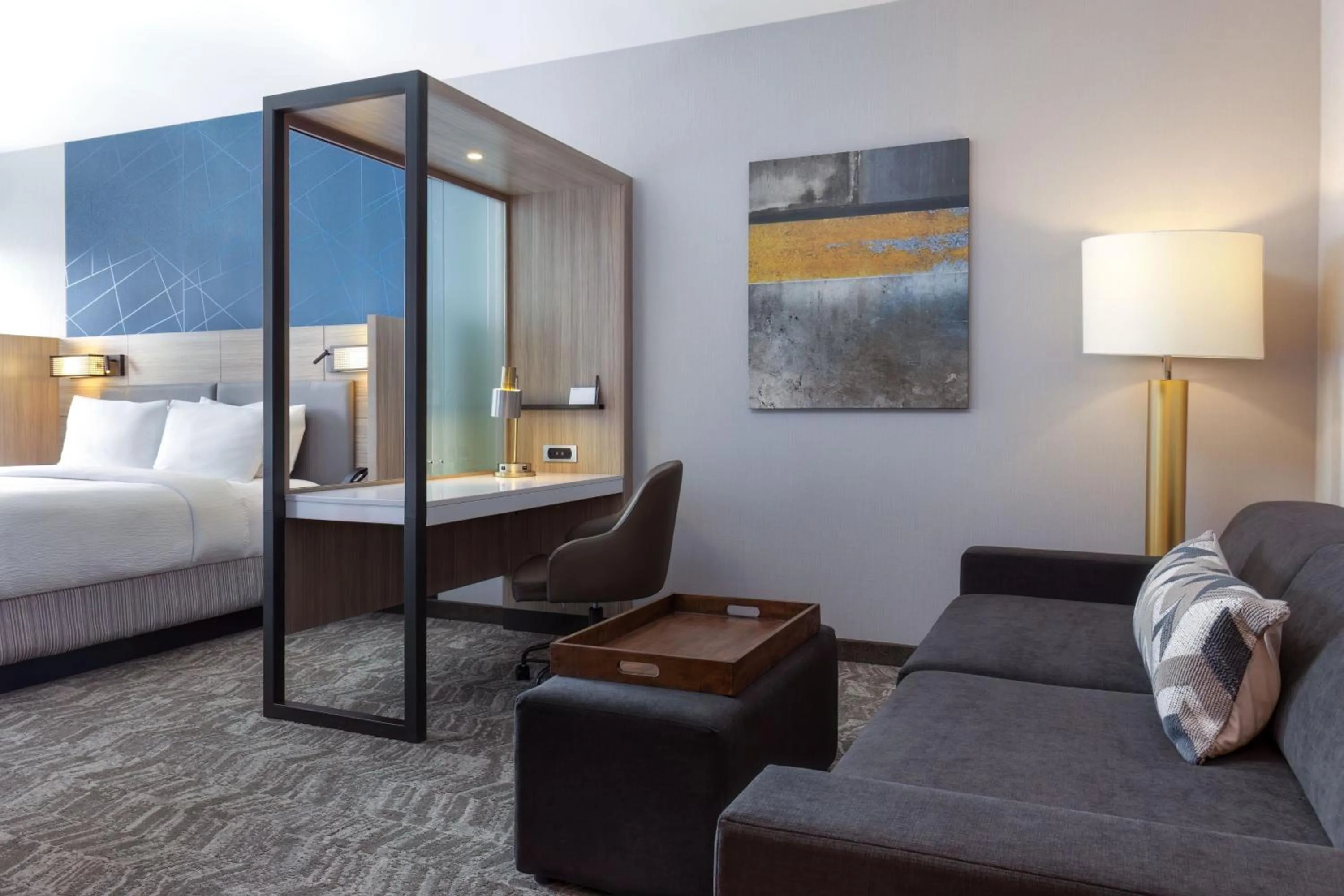 Photo of the whole room, Bed in SpringHill Suites by Marriott Pleasanton