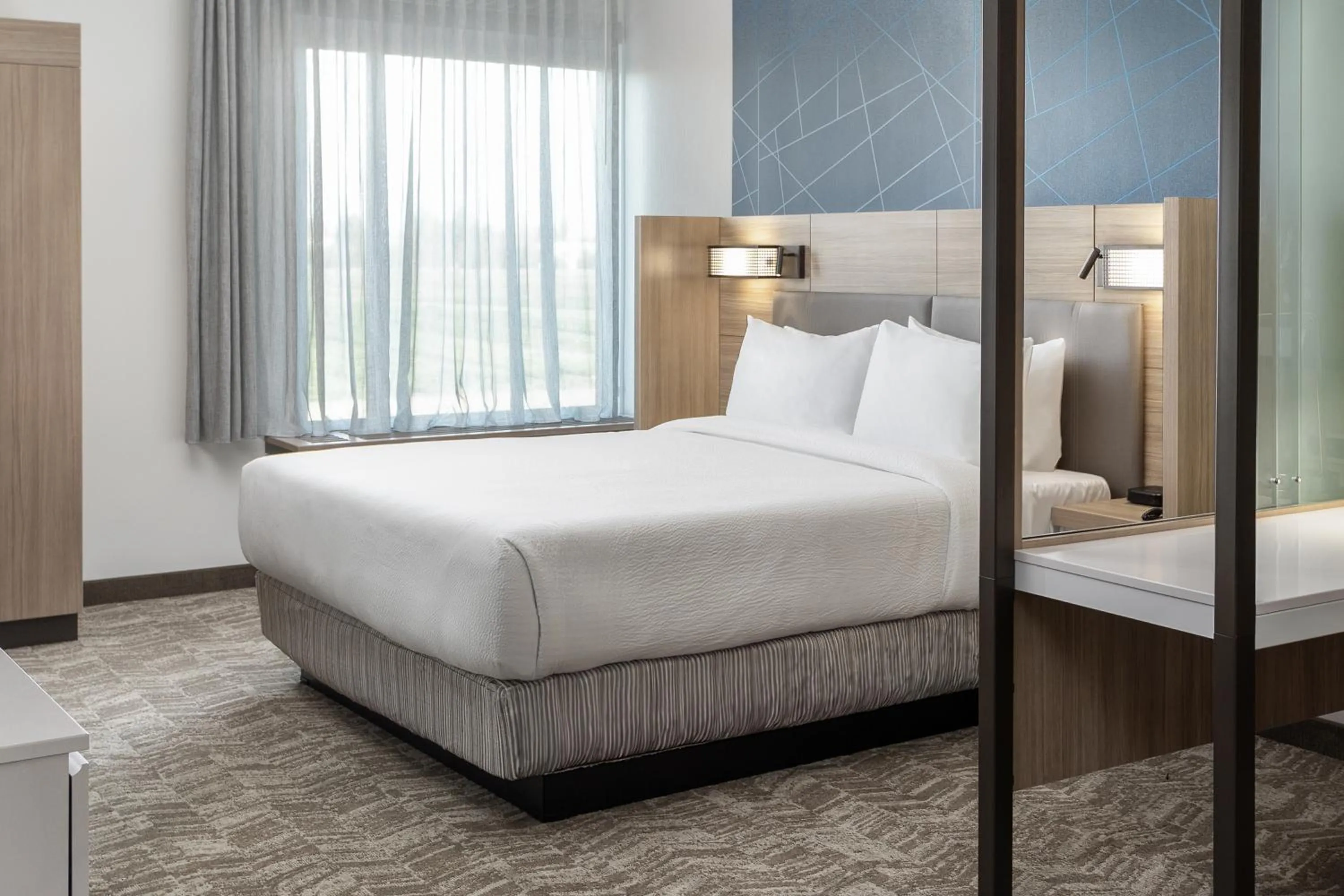 Bed in SpringHill Suites by Marriott Pleasanton