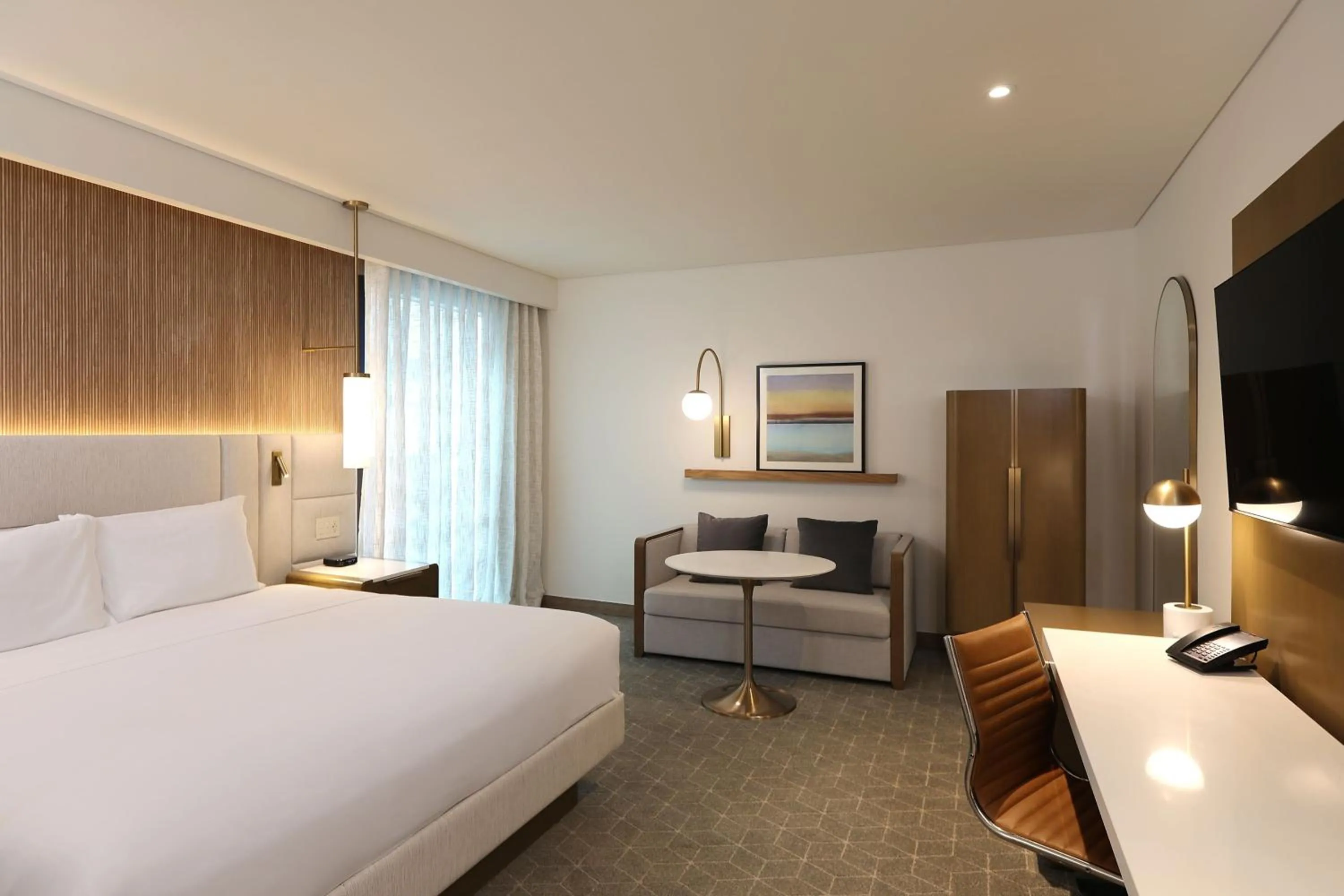 Photo of the whole room, Bed in Courtyard by Marriott Santo Domingo Piantini