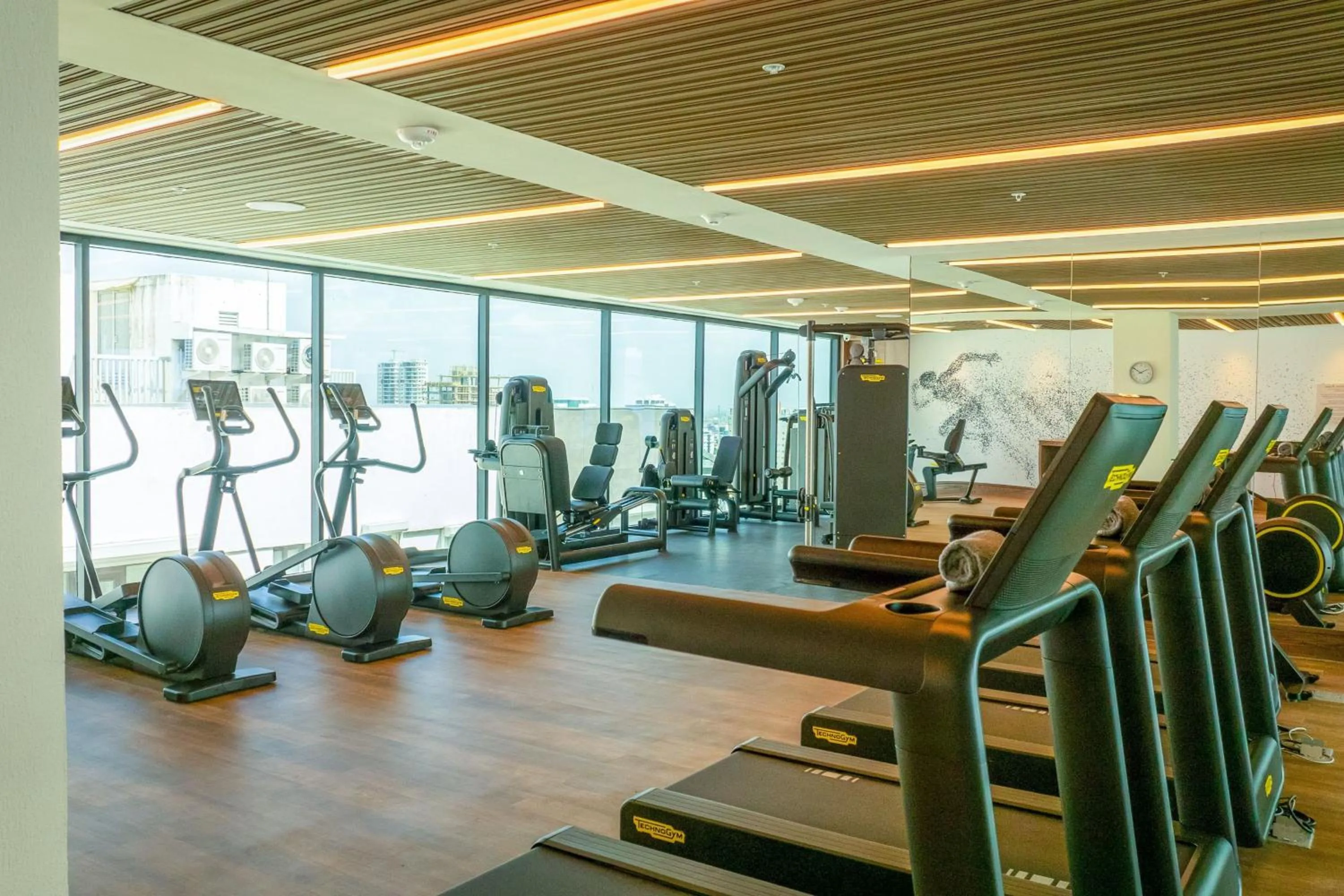 Fitness centre/facilities in Courtyard by Marriott Santo Domingo Piantini