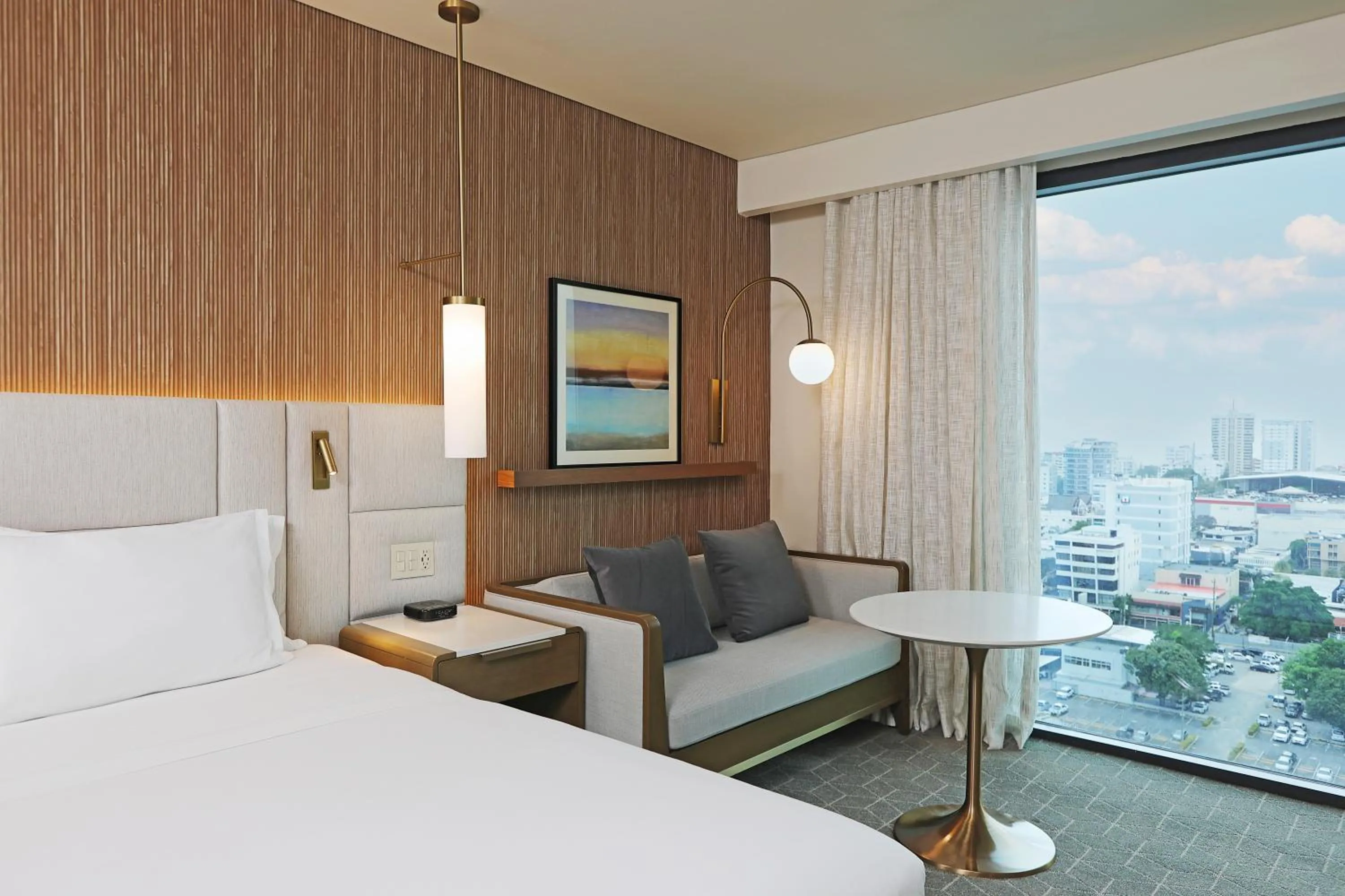 City view, Bed in Courtyard by Marriott Santo Domingo Piantini