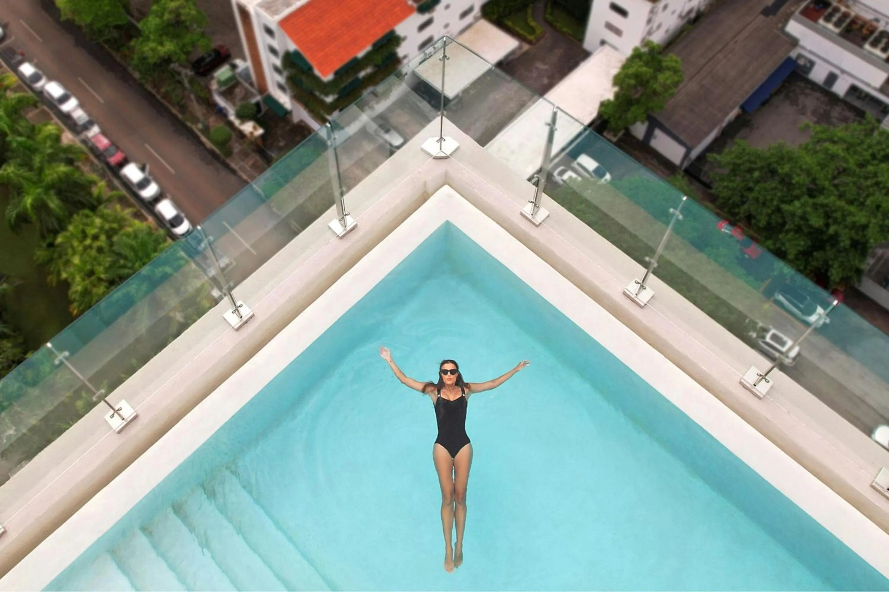 Swimming pool in Courtyard by Marriott Santo Domingo Piantini