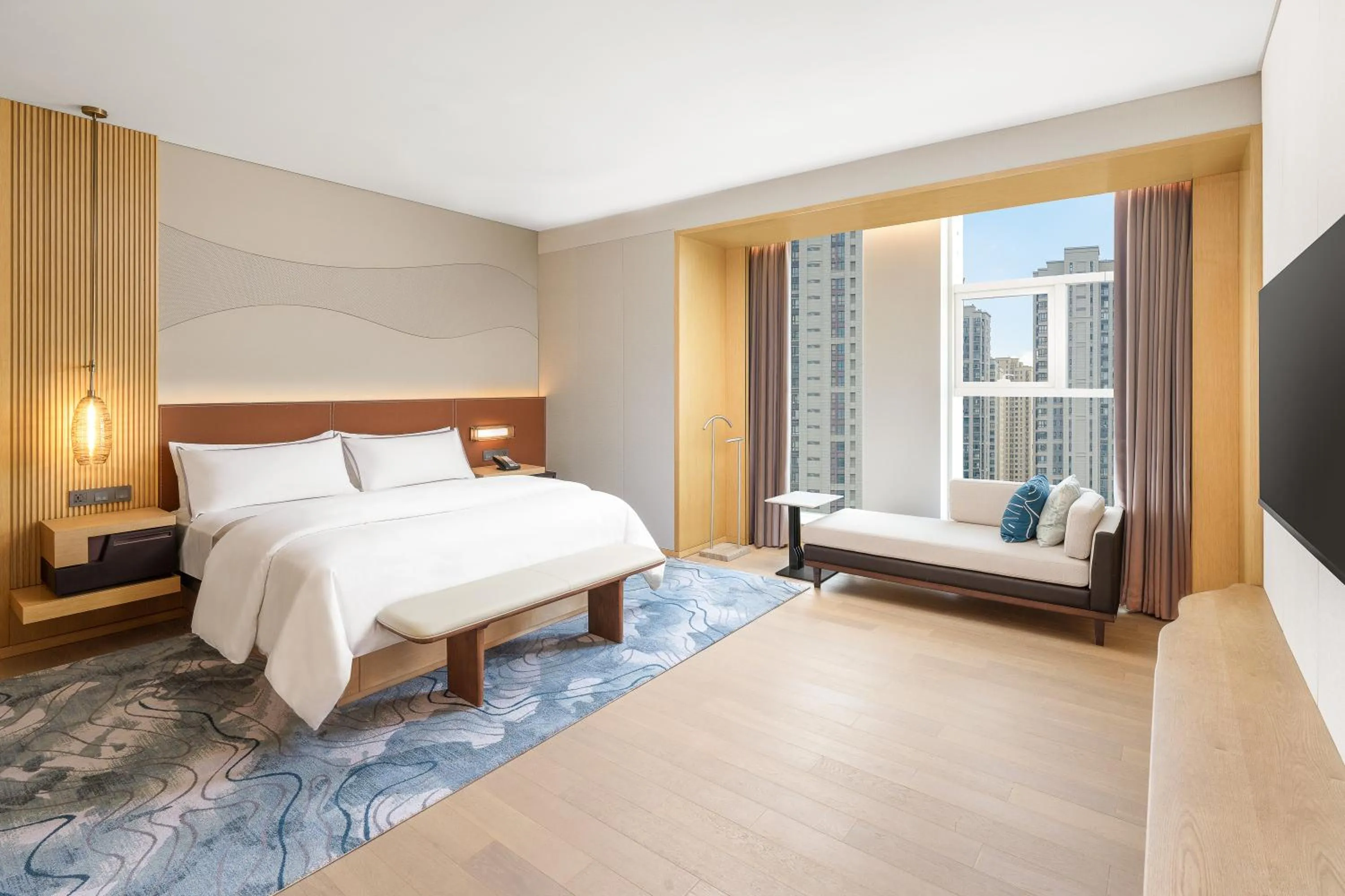 Bedroom, Bed in The Westin Wuhan Hanyang
