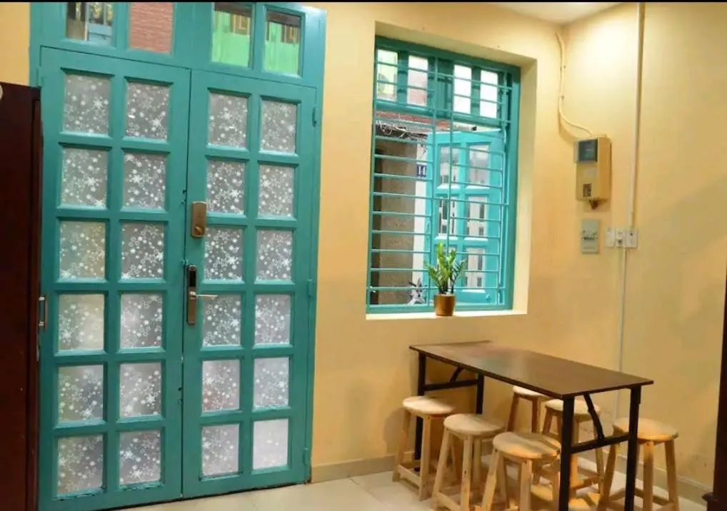 Seating area in Northern Hostel - Bui Vien Walking Street