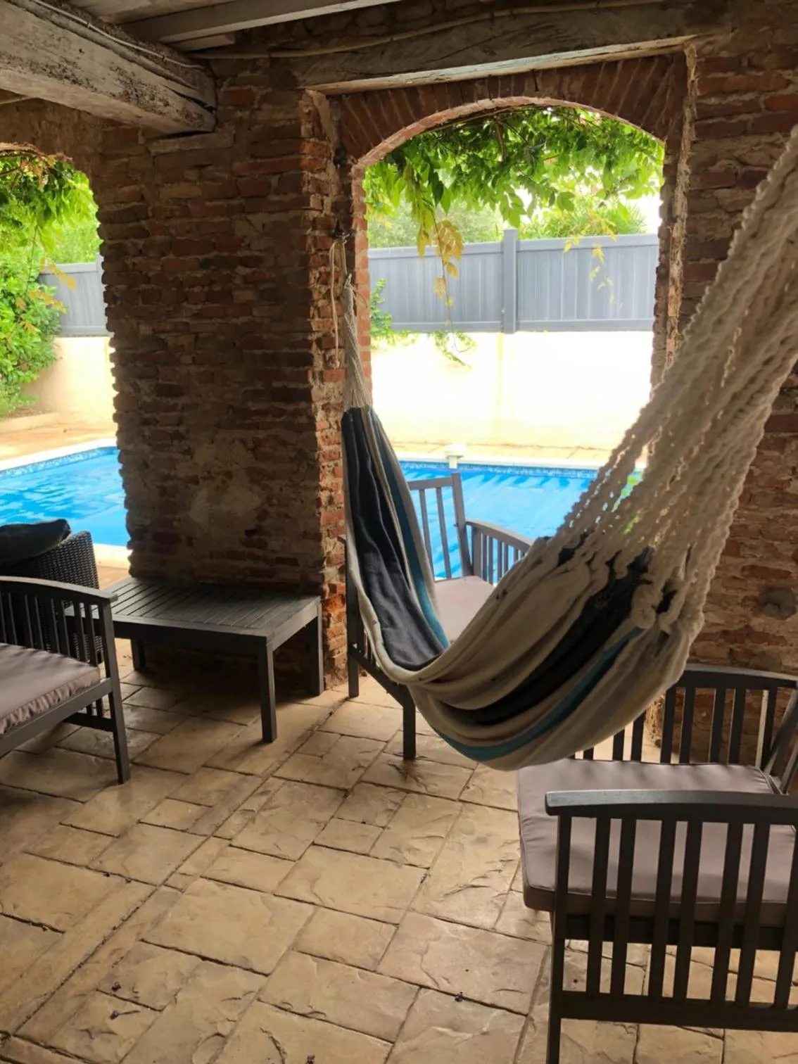 Patio in Maison d'Hotes Delga