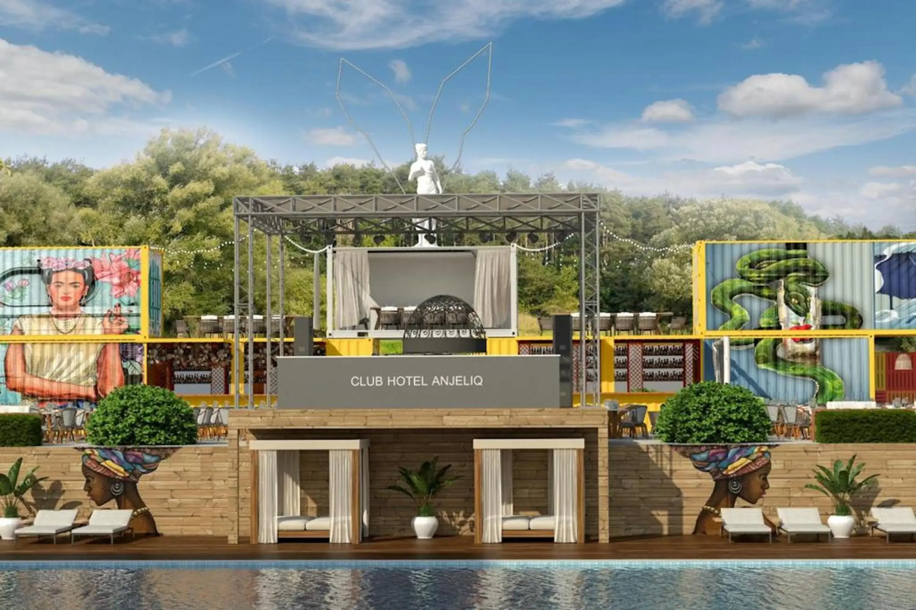 View (from property/room) in Club Hotel Anjeliq View (from property/room) in Club Hotel Anjeliq