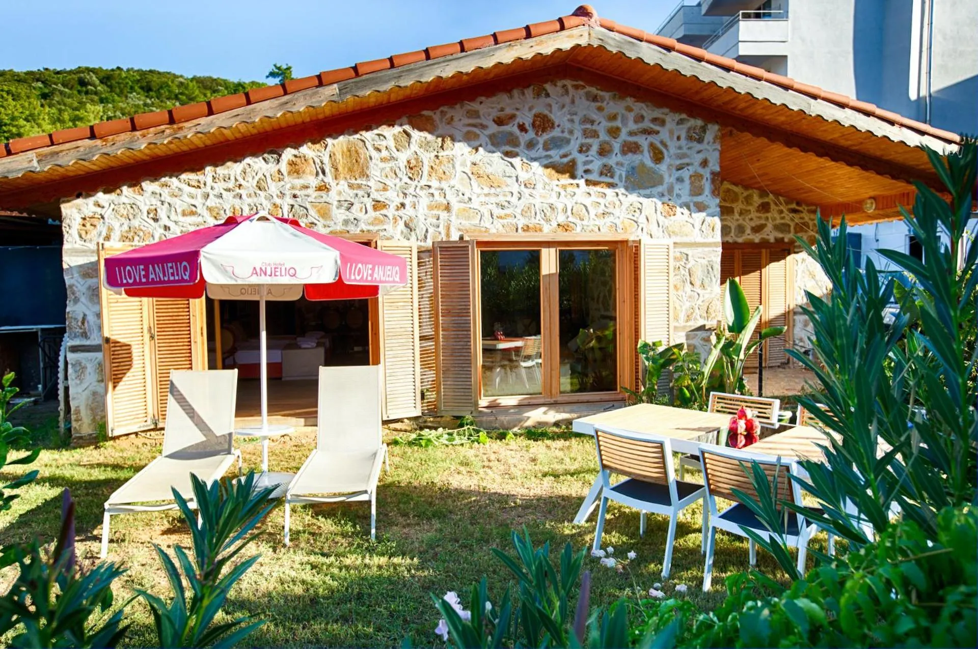 Patio in Club Hotel Anjeliq