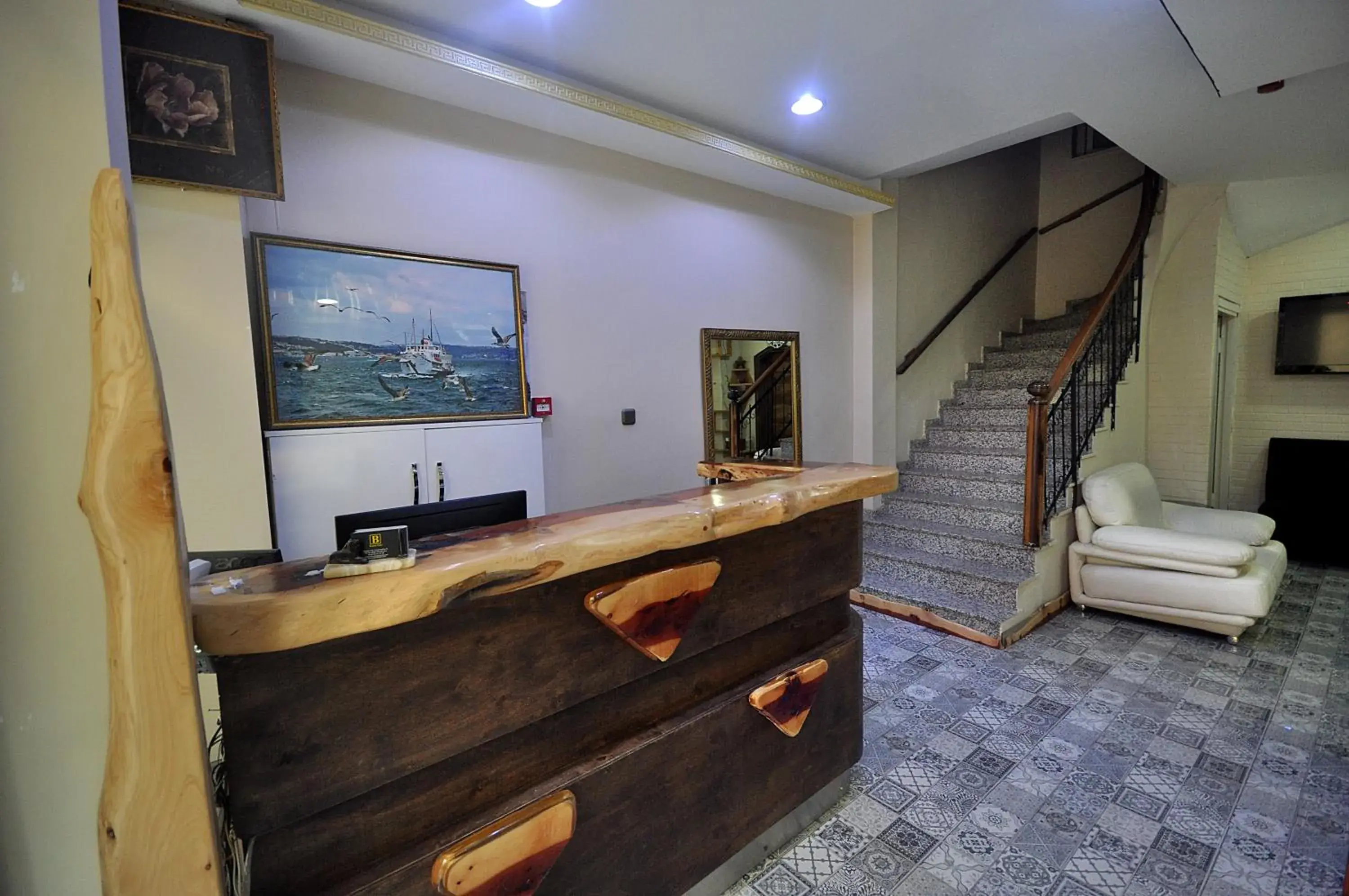 Lobby or reception in Hotel Baykal Lobby or reception in Hotel Baykal