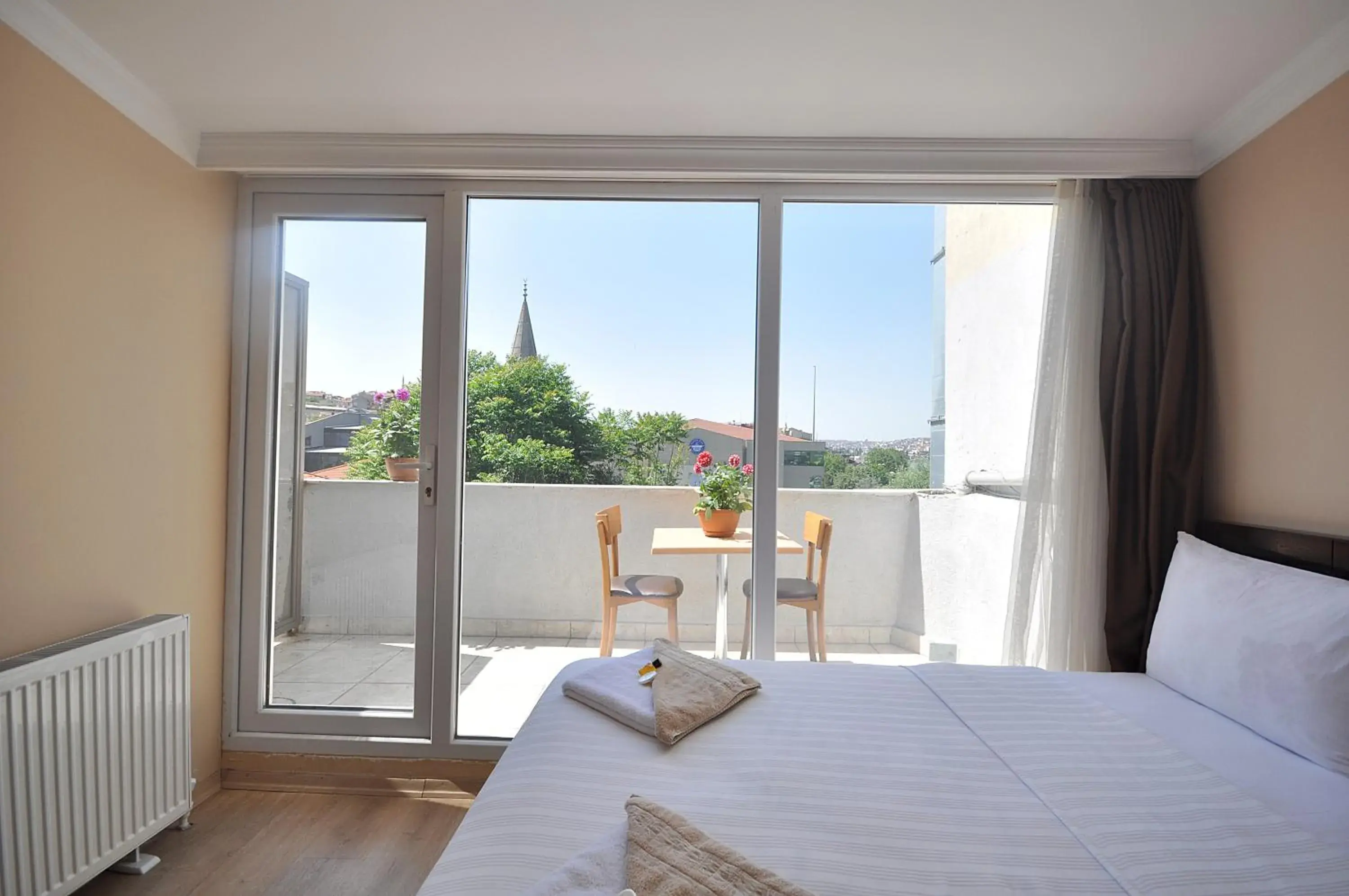 Balcony/Terrace, Bed in Hotel Baykal Balcony/Terrace, Bed in Hotel Baykal