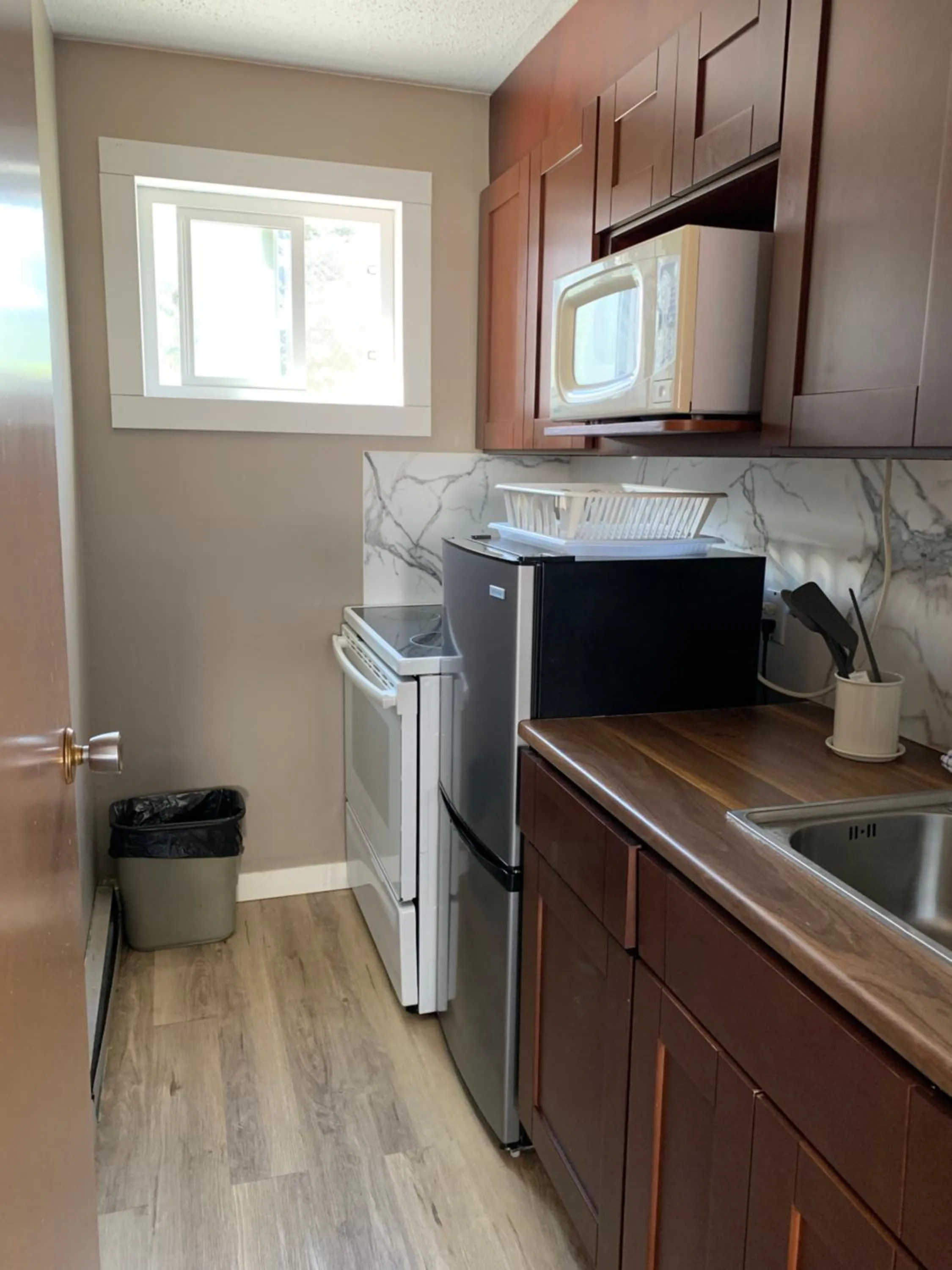 Kitchen or kitchenette in Rondo Motel