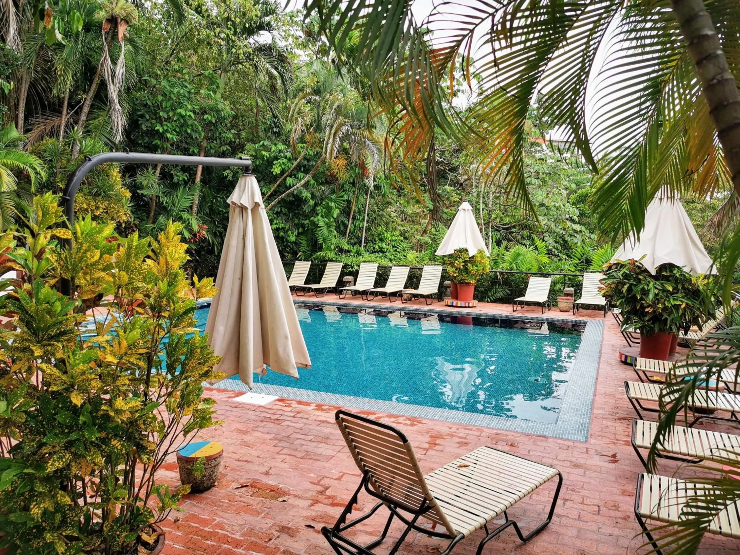 Pool view in Hotel Costa Verde