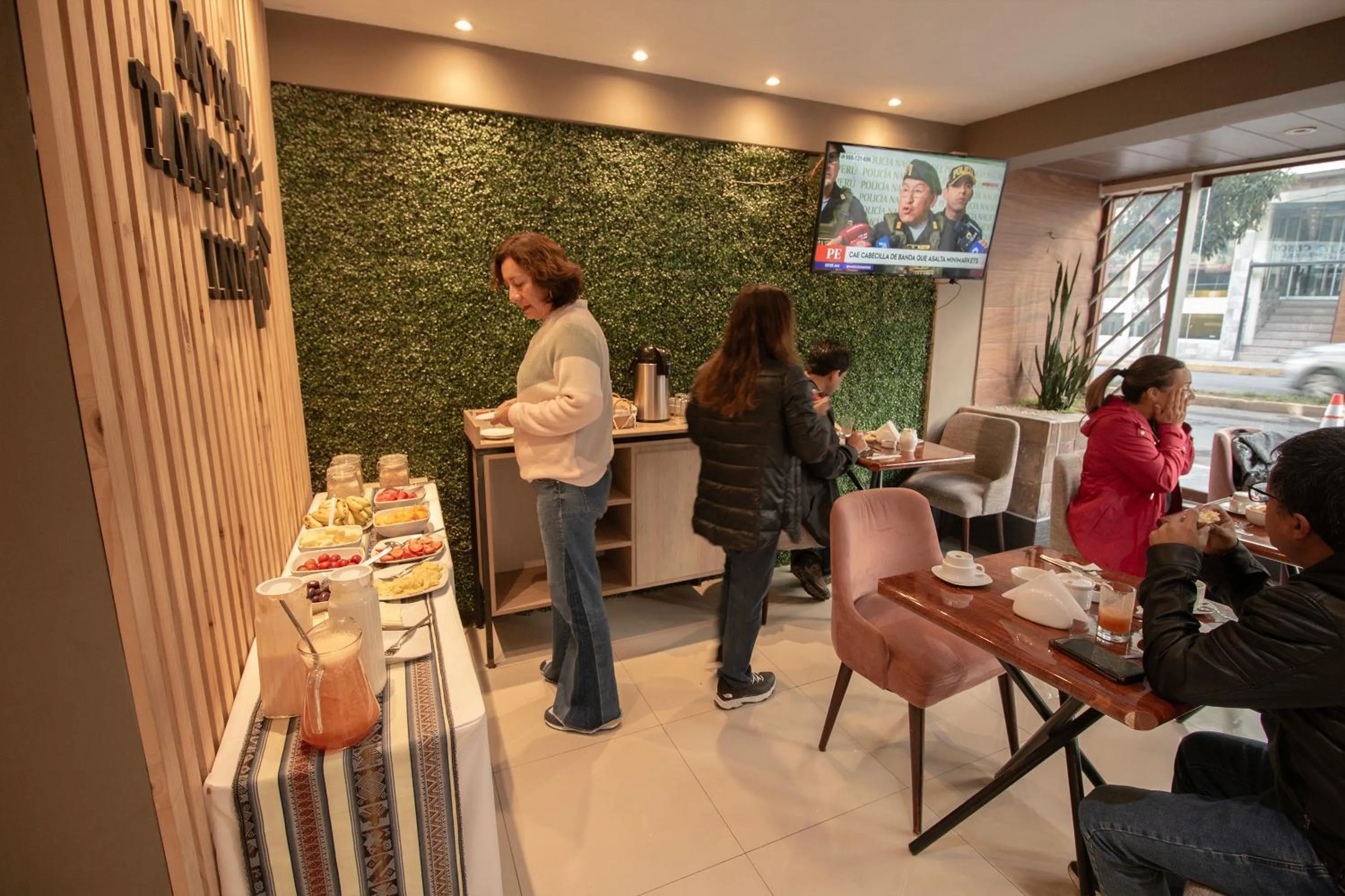 Food and drinks in Inti Tampu Inn