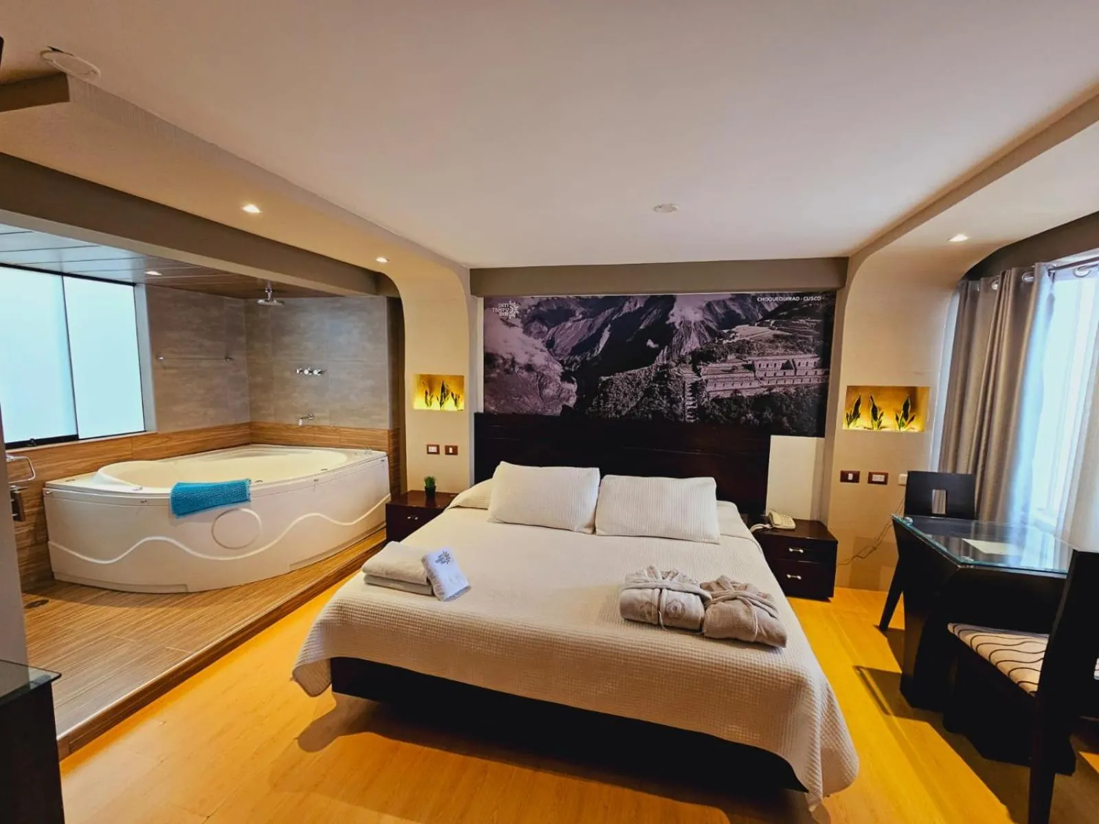 Bed in Inti Tampu Inn