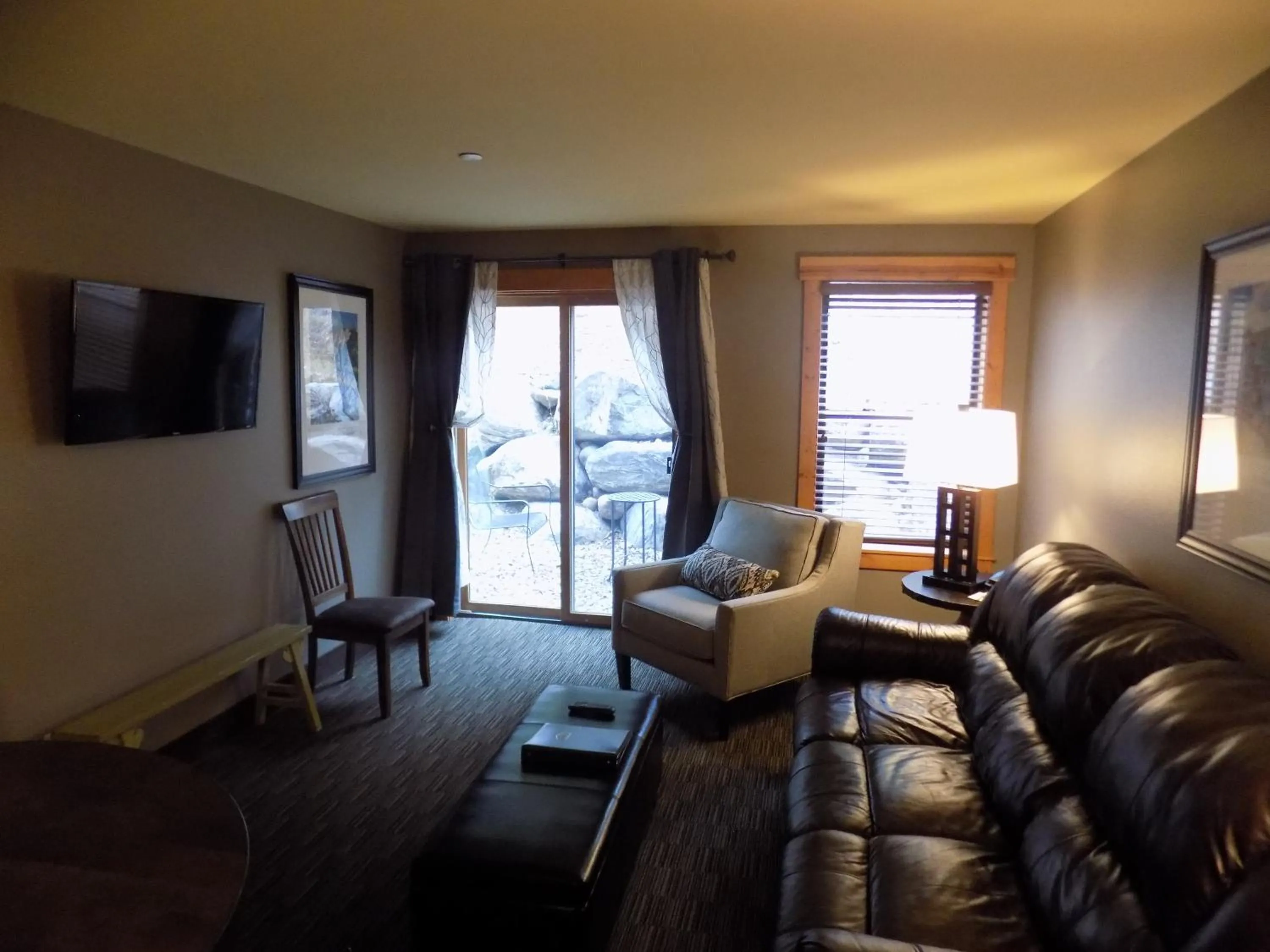 Seating area in Breck Inn