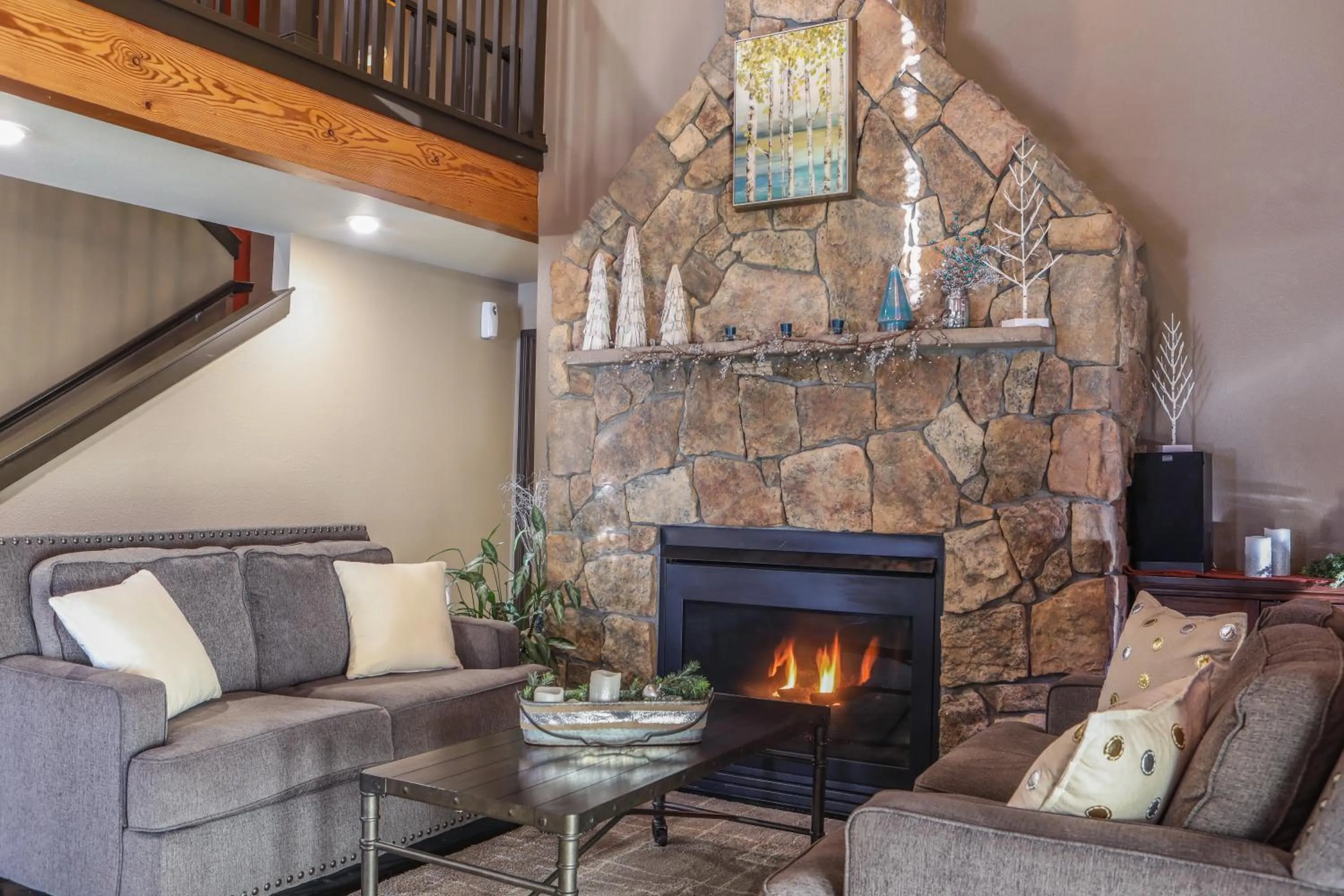 Lobby or reception in Breck Inn