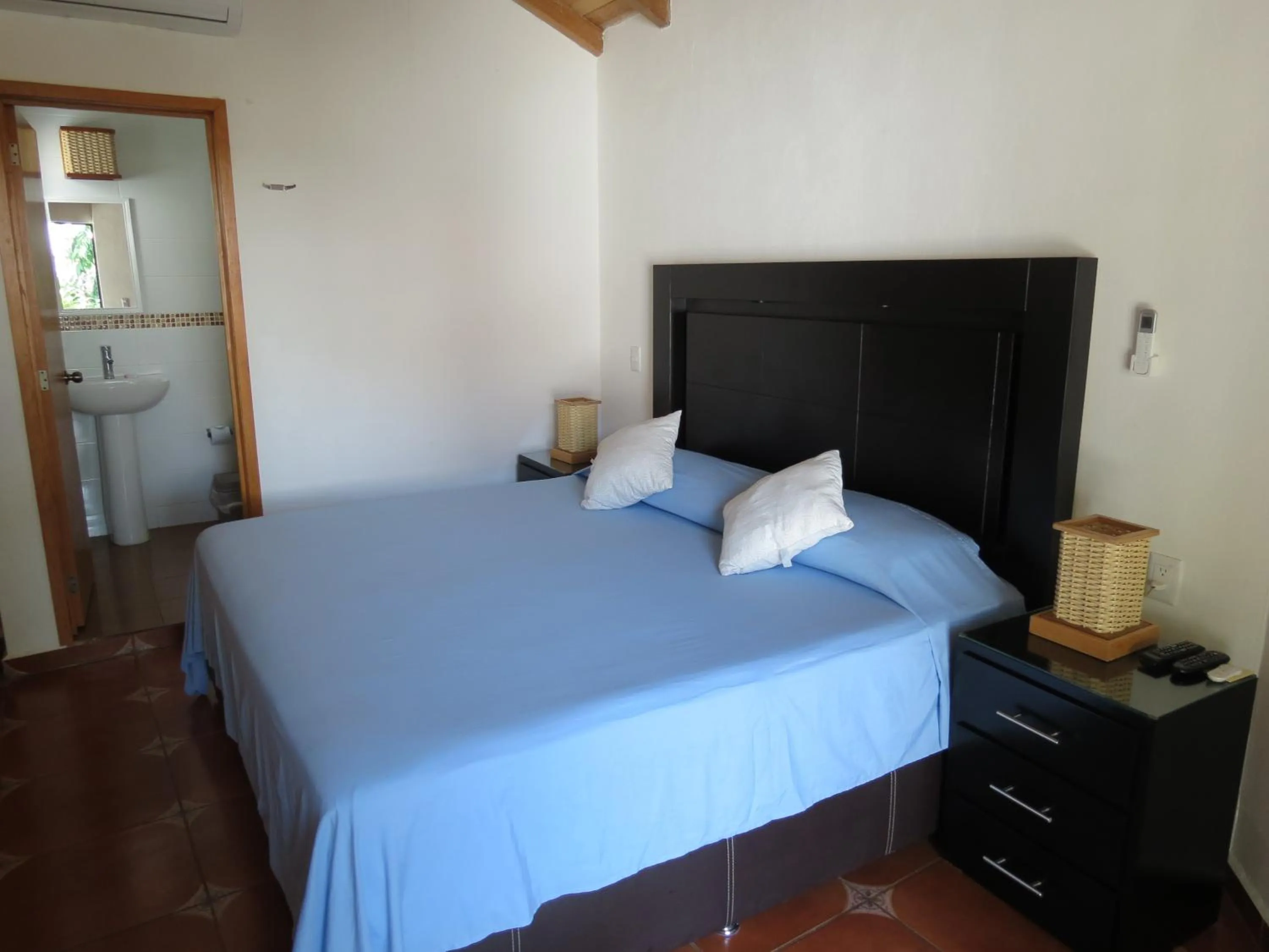 Bed in Hotel Posada Comala