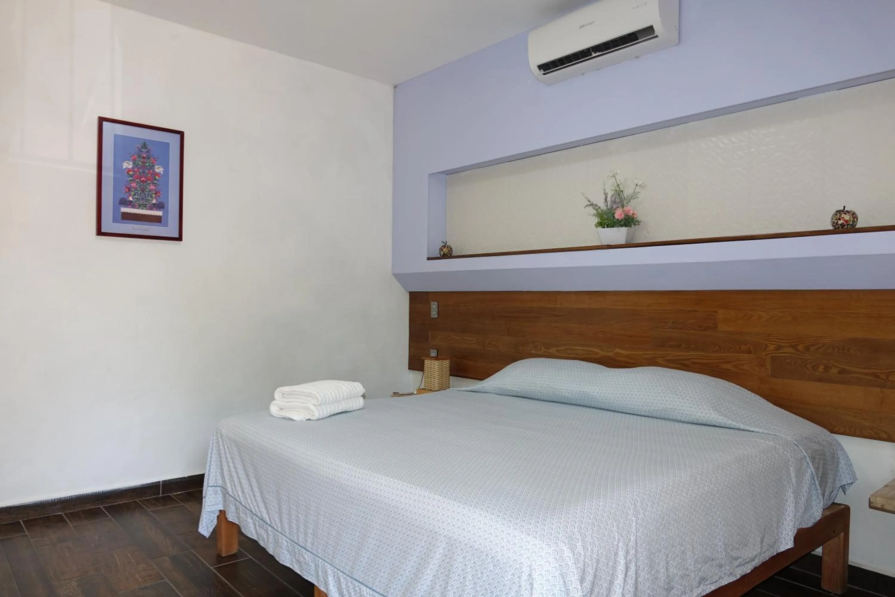 Bed in Hotel Posada Comala