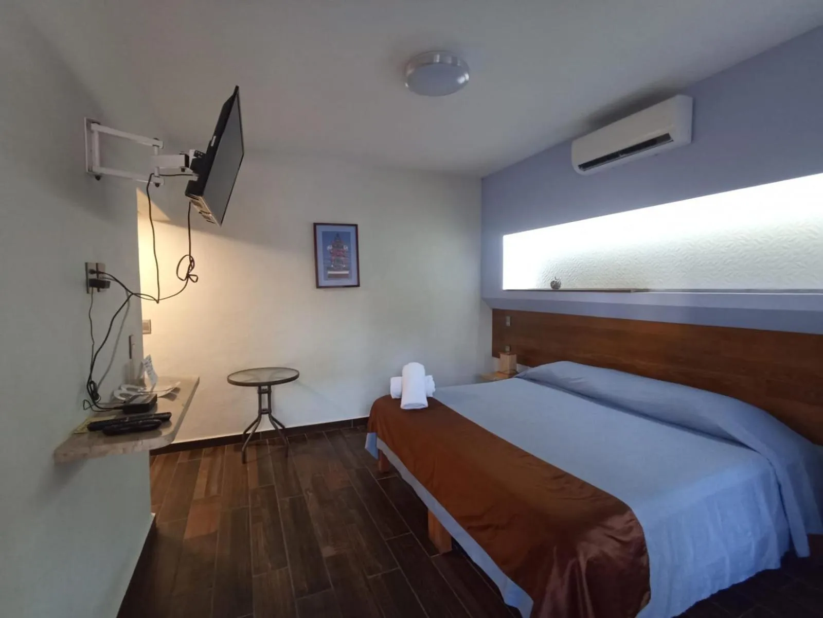 Bed in Hotel Posada Comala