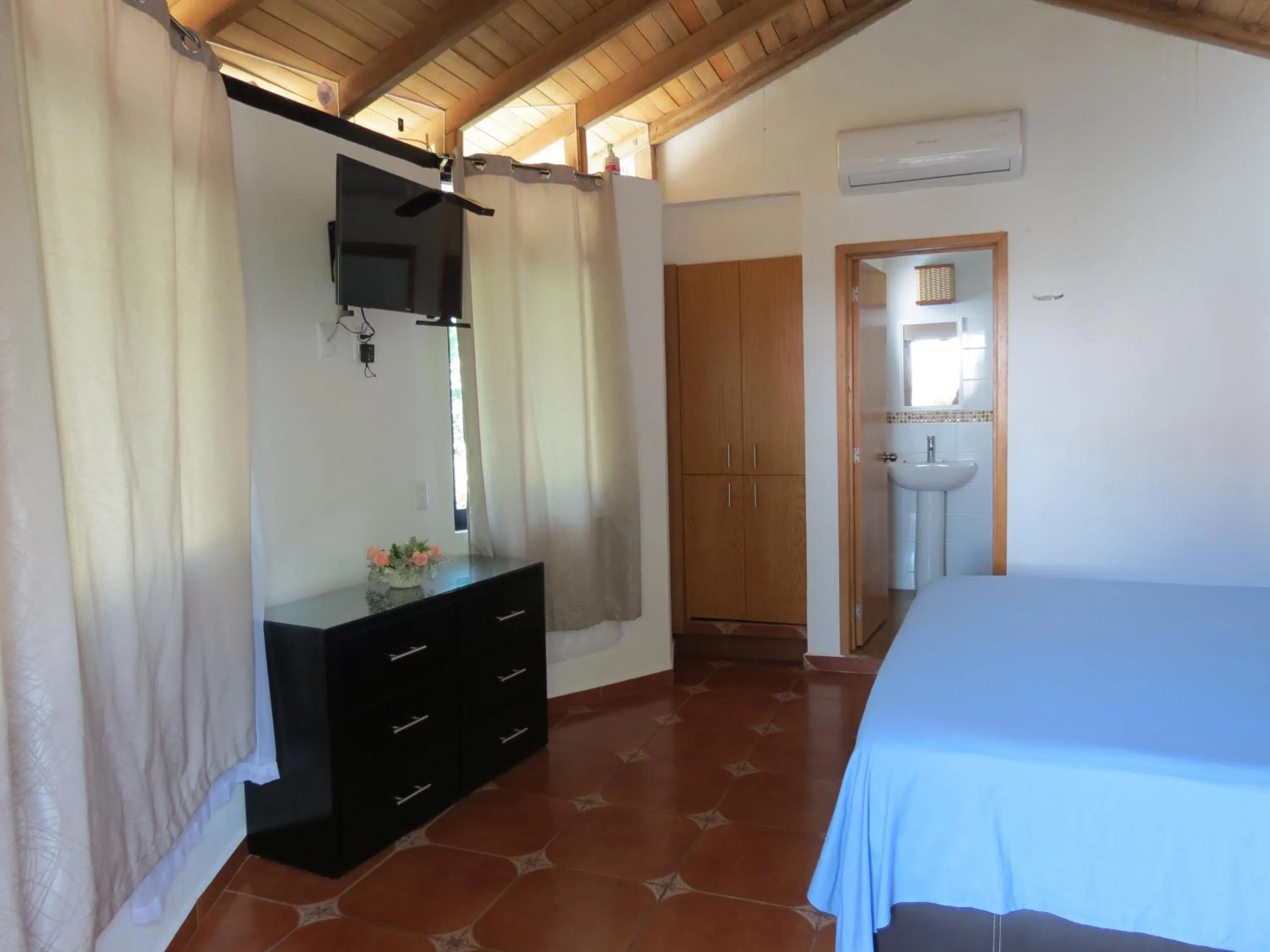 Bed in Hotel Posada Comala