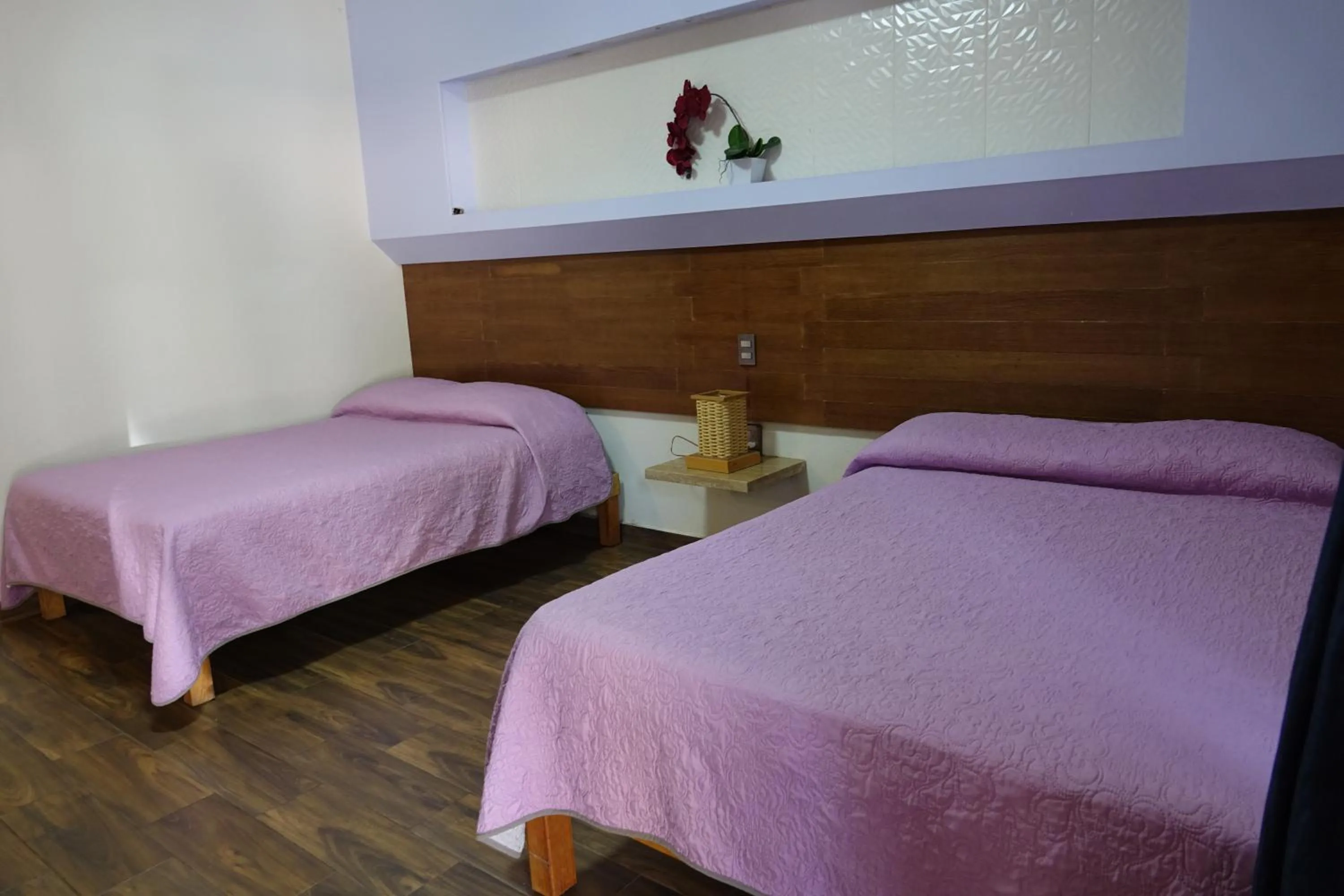 Bed in Hotel Posada Comala