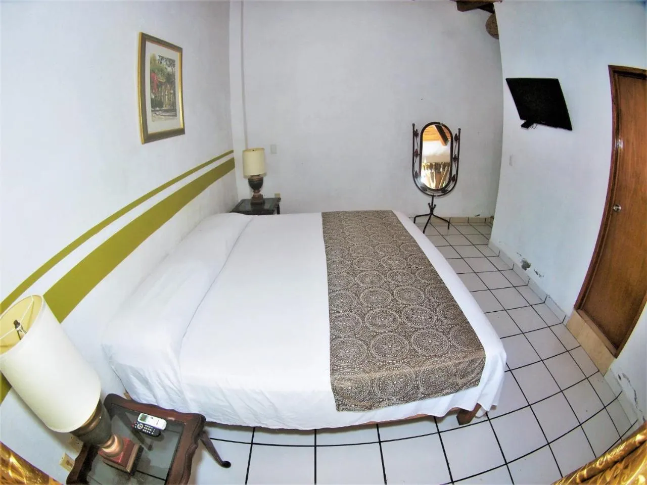 Bed in Hotel Posada Comala
