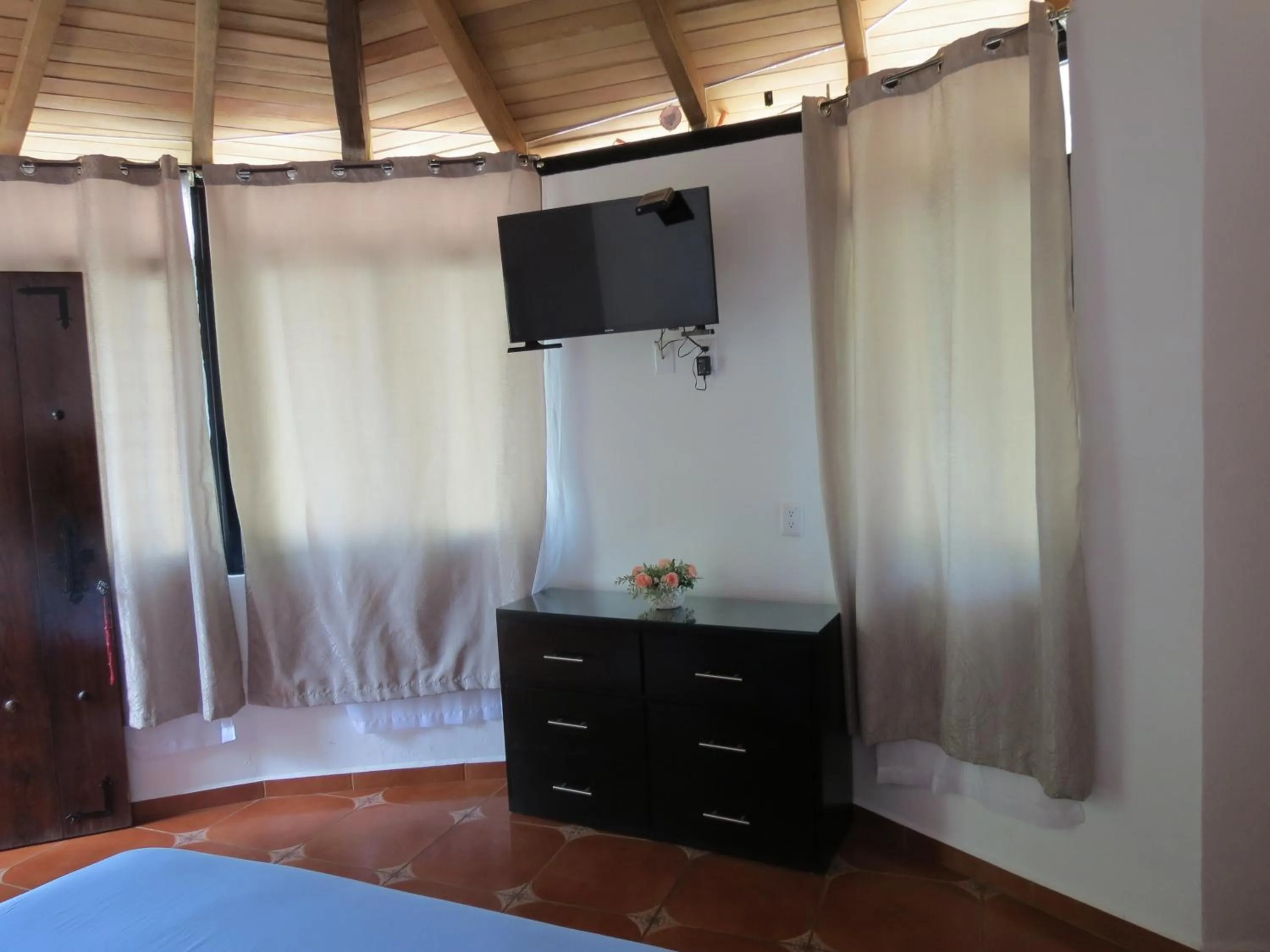 Bed in Hotel Posada Comala