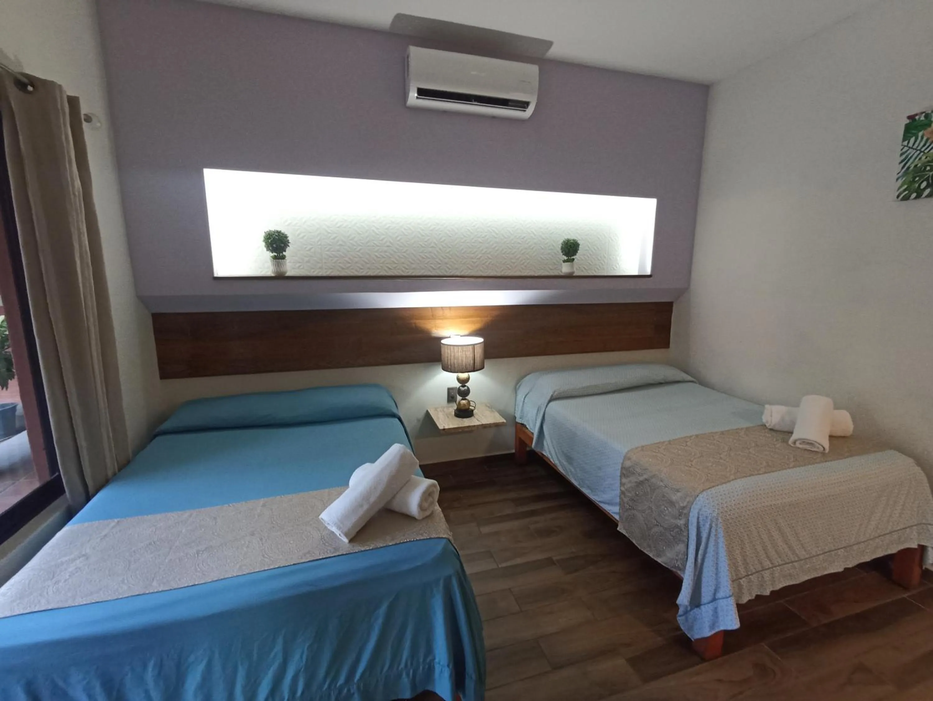 Bed in Hotel Posada Comala