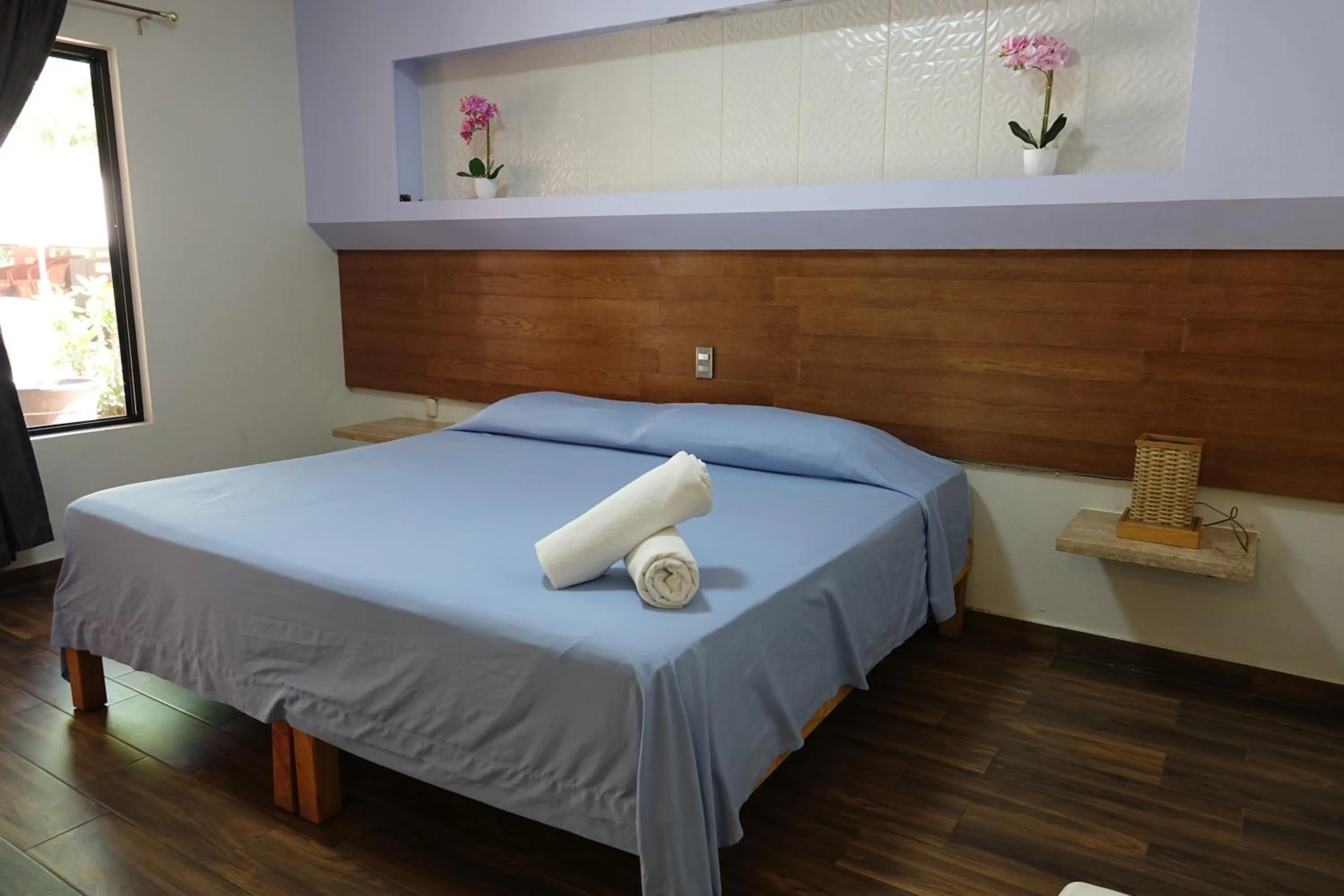 Bed in Hotel Posada Comala