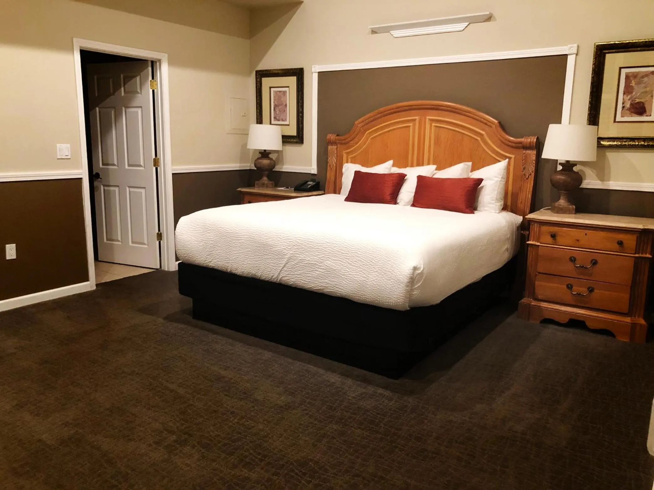 Bed in Purple Orchid Resort & Spa